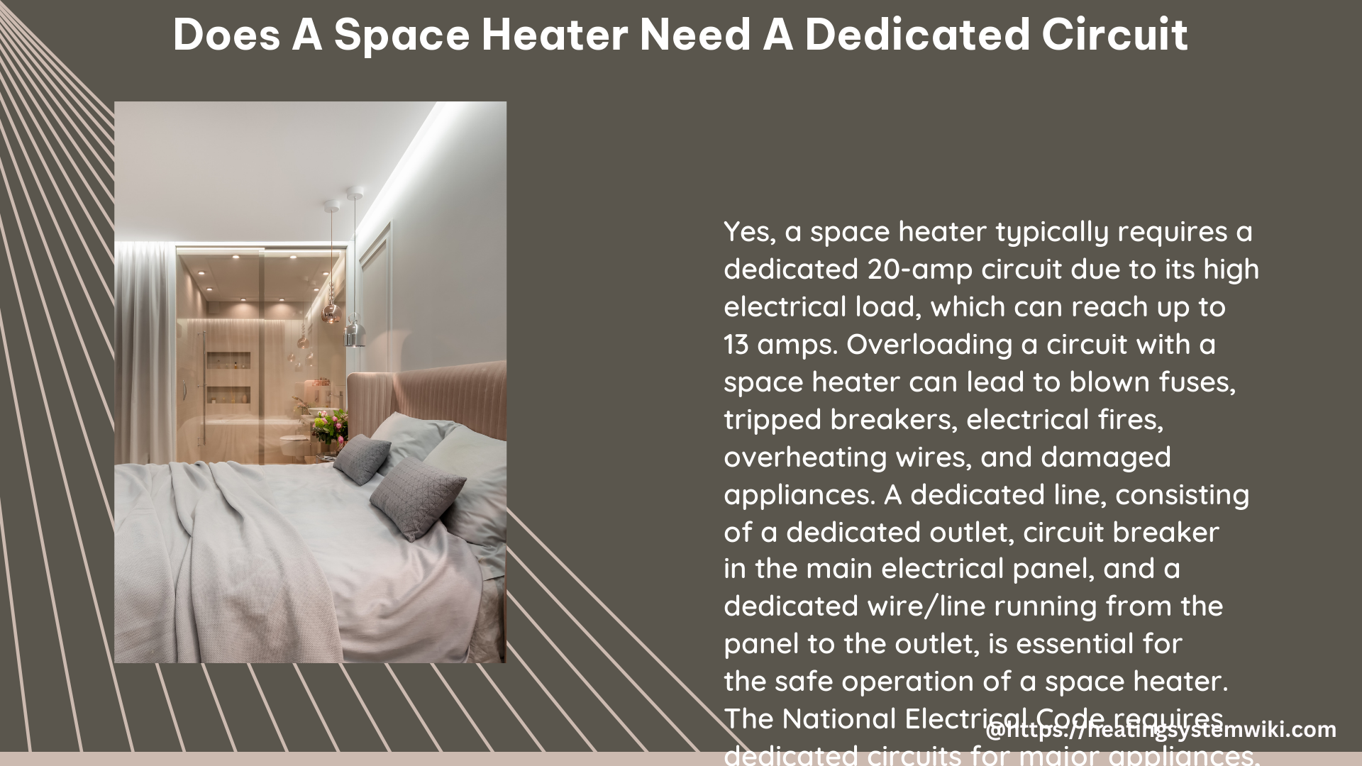 does a space heater need a dedicated circuit