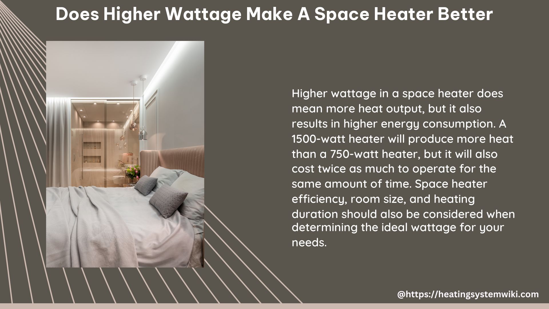 does higher wattage make a space heater better