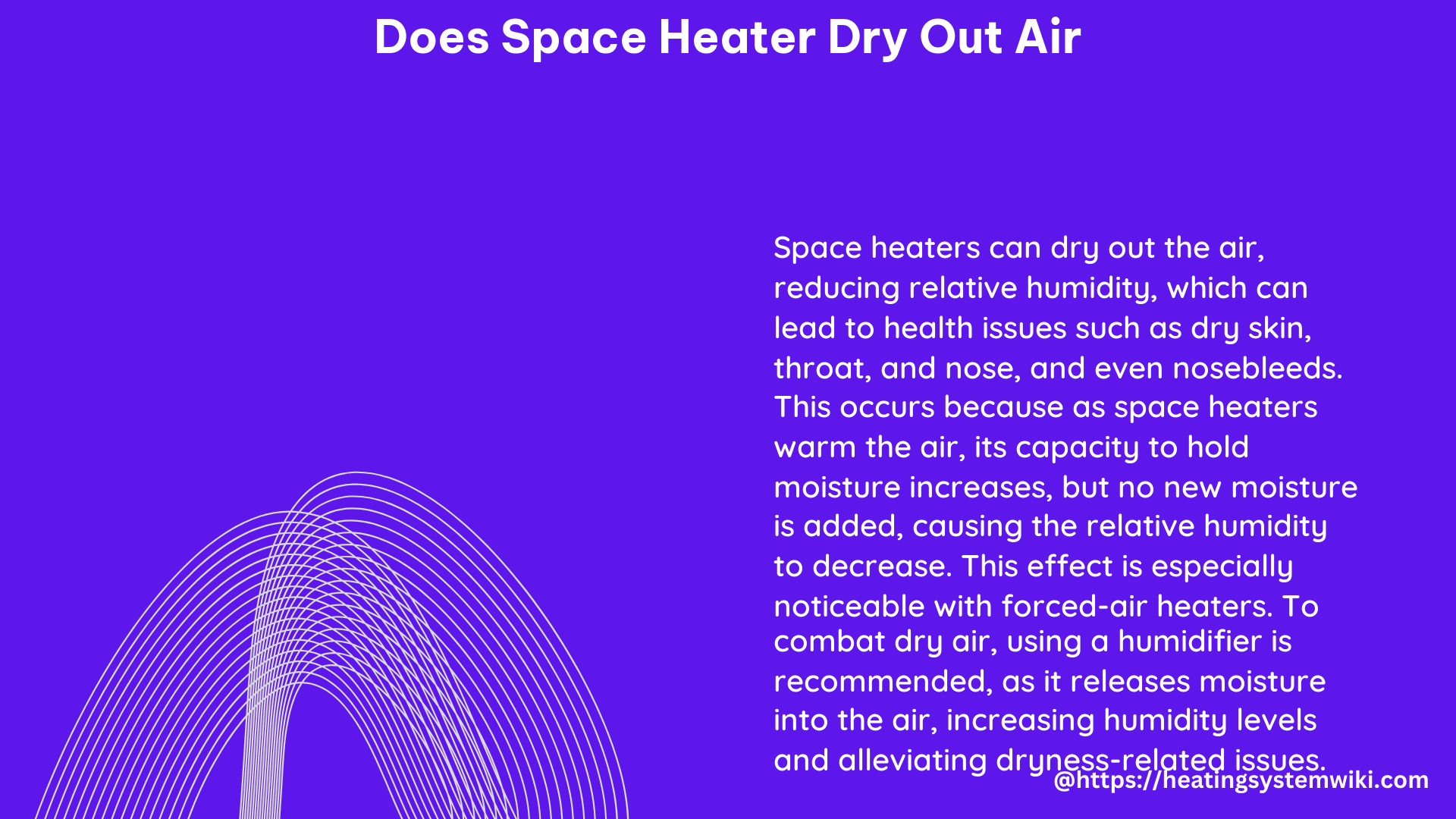does space heater dry out air
