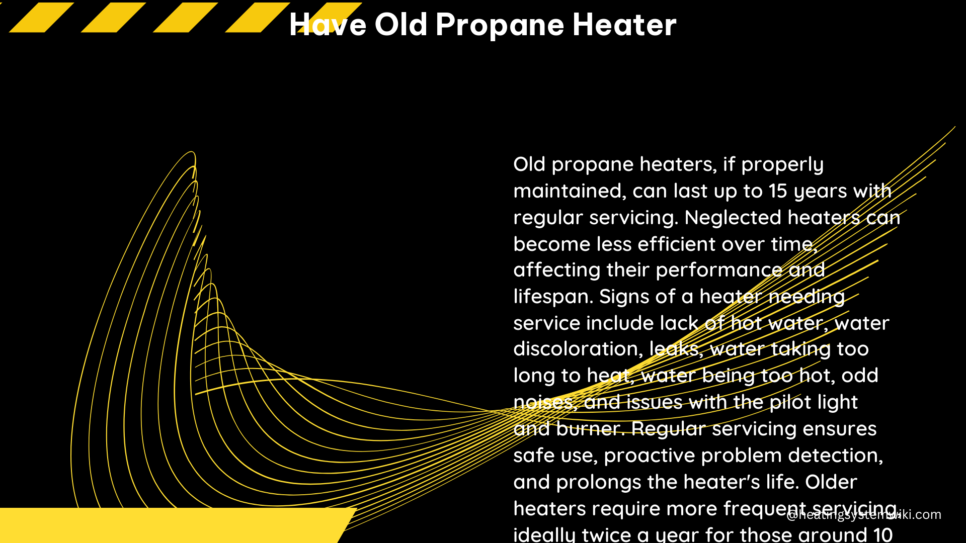 have old propane heater
