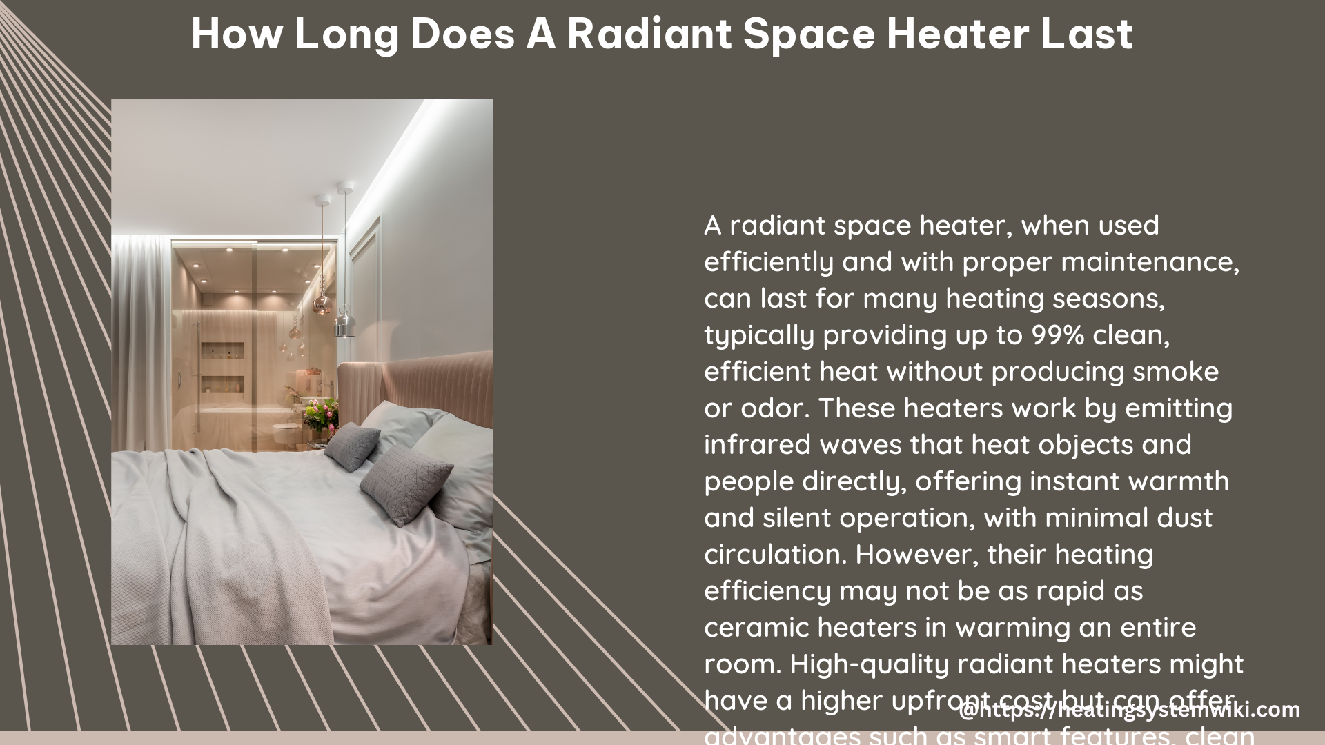 how long does a radiant space heater last