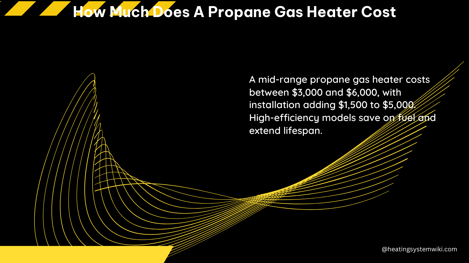 how much does a propane gas heater cost
