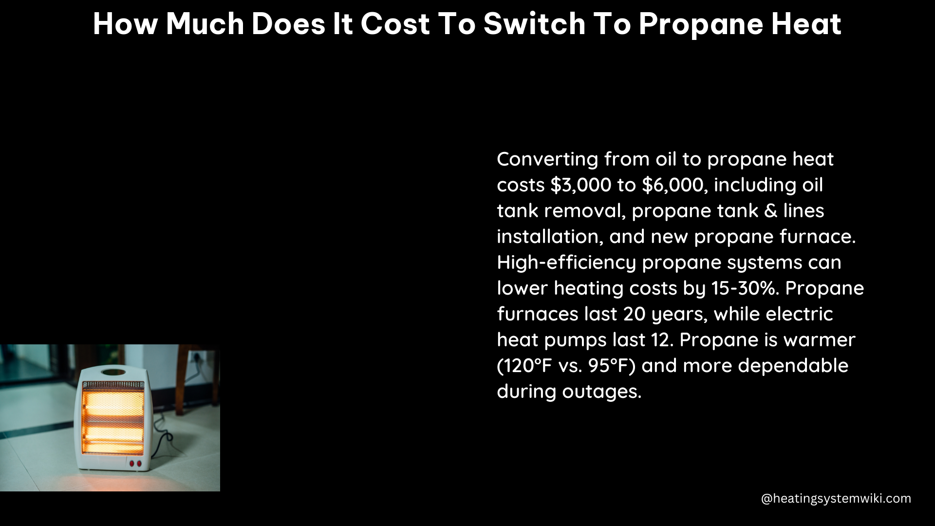 how much does it cost to switch to propane heat