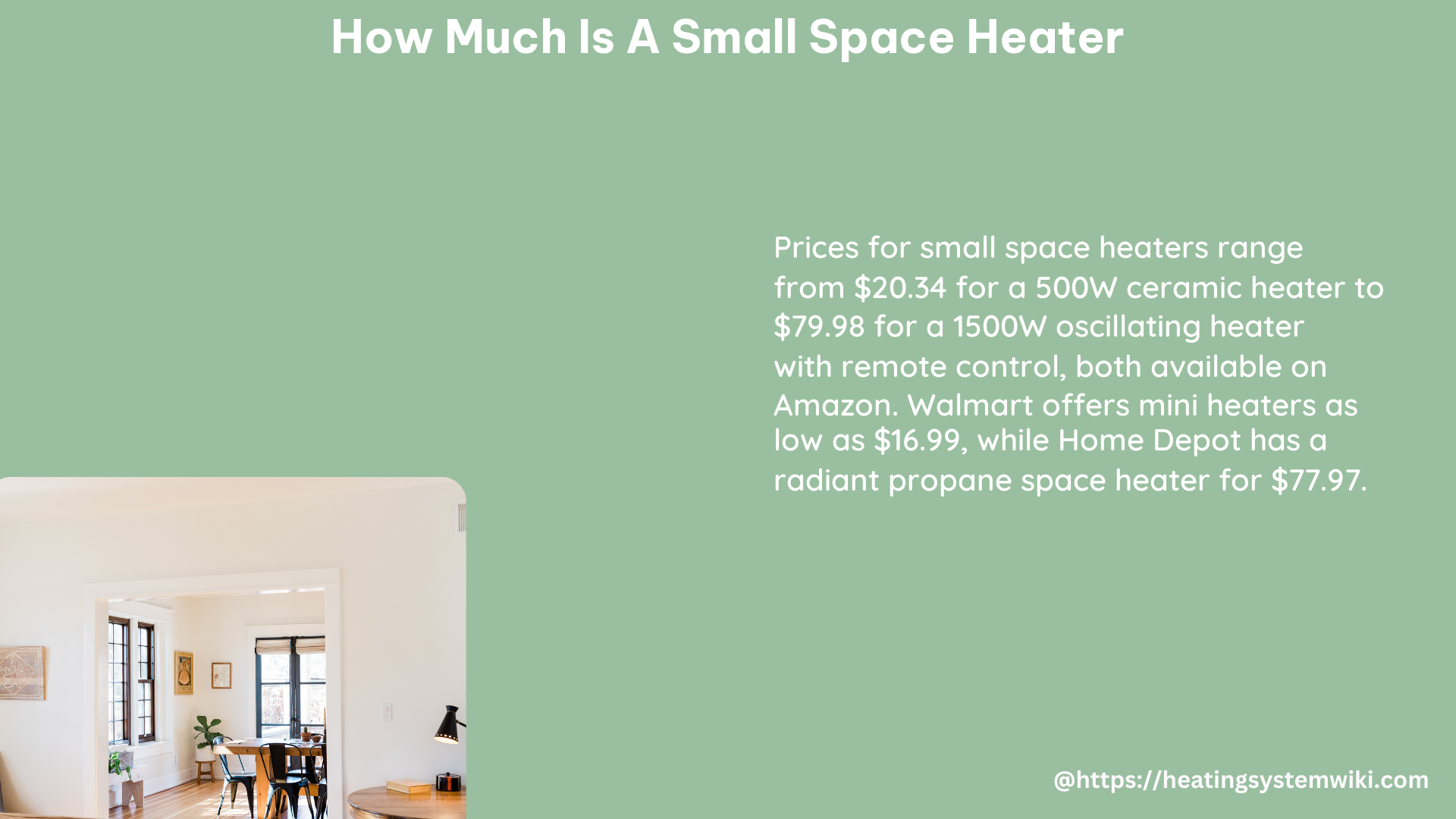 how much is a small space heater