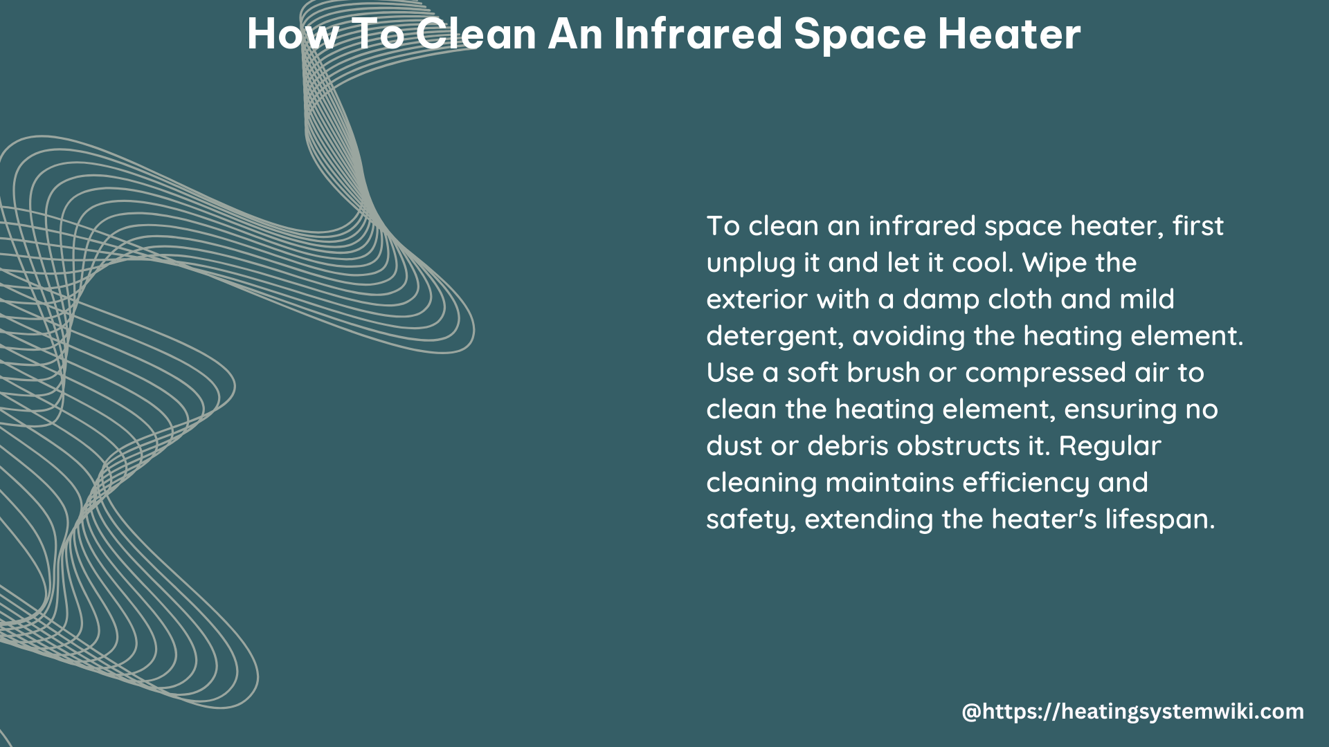 how to Clean an Infrared Space heater