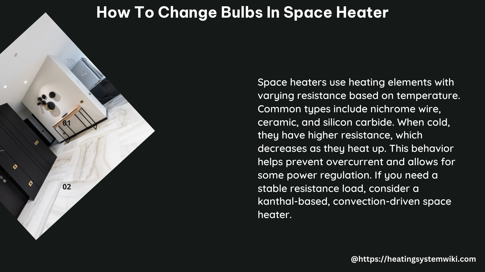 how to change bulbs in space heater