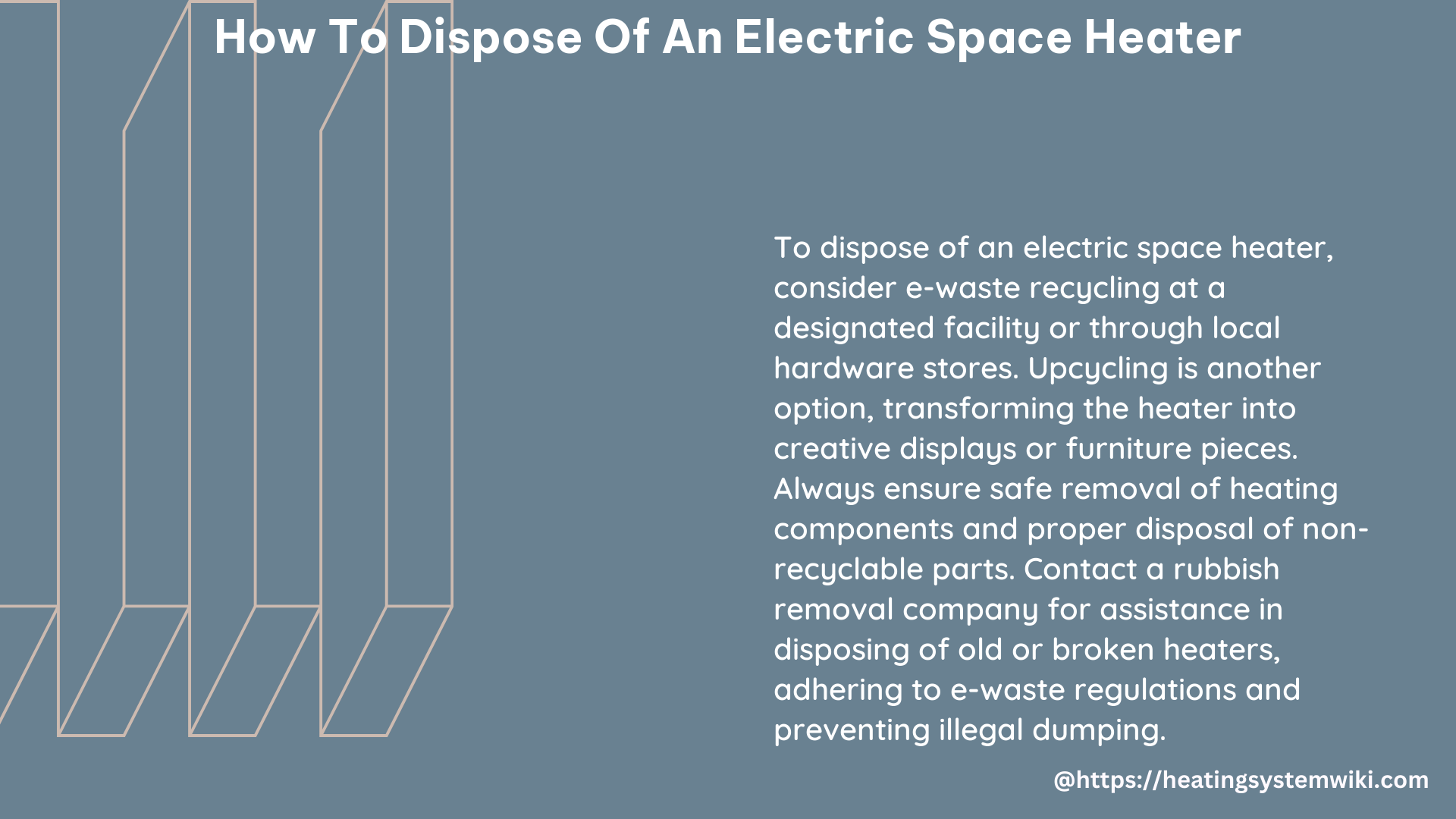 how to dispose of an Electric Space Heater