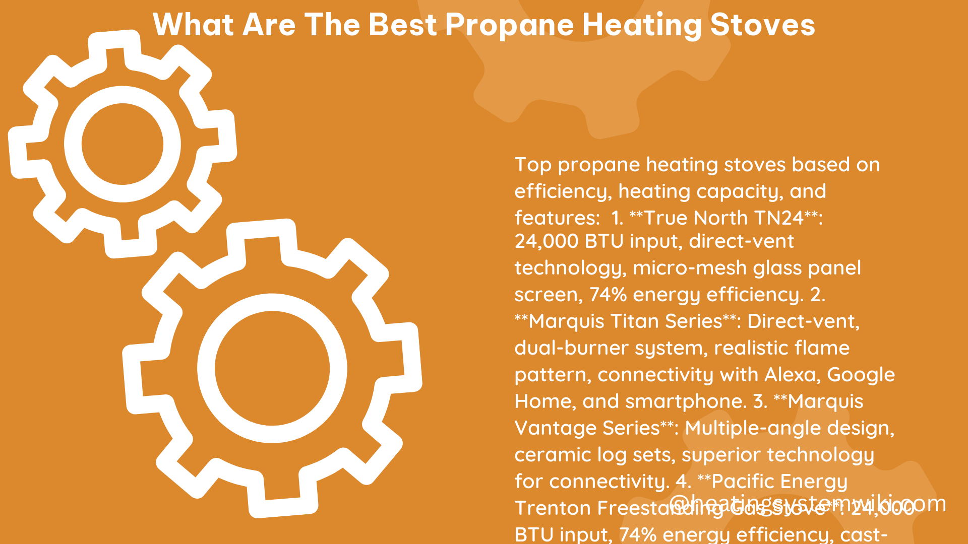 what are the best propane heating stoves