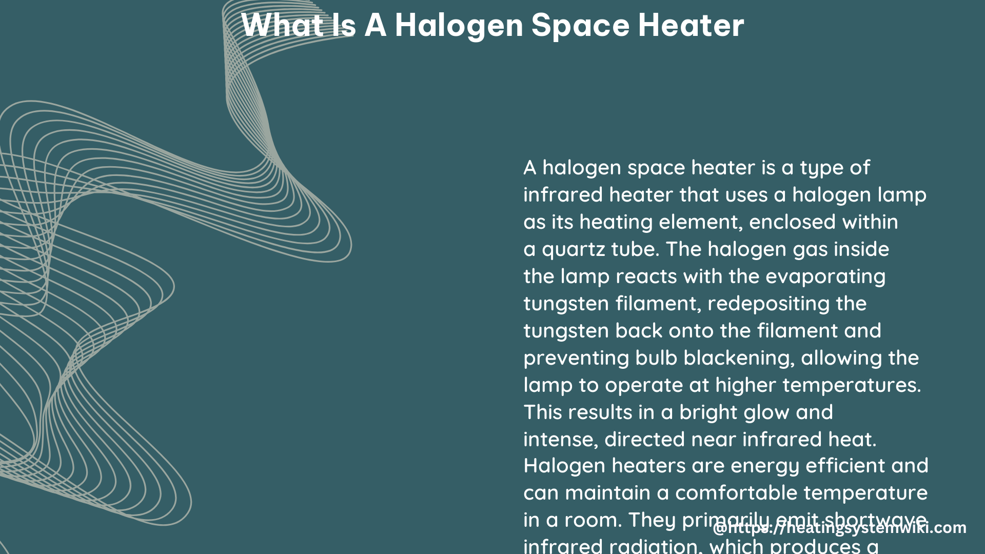 what is a halogen space heater