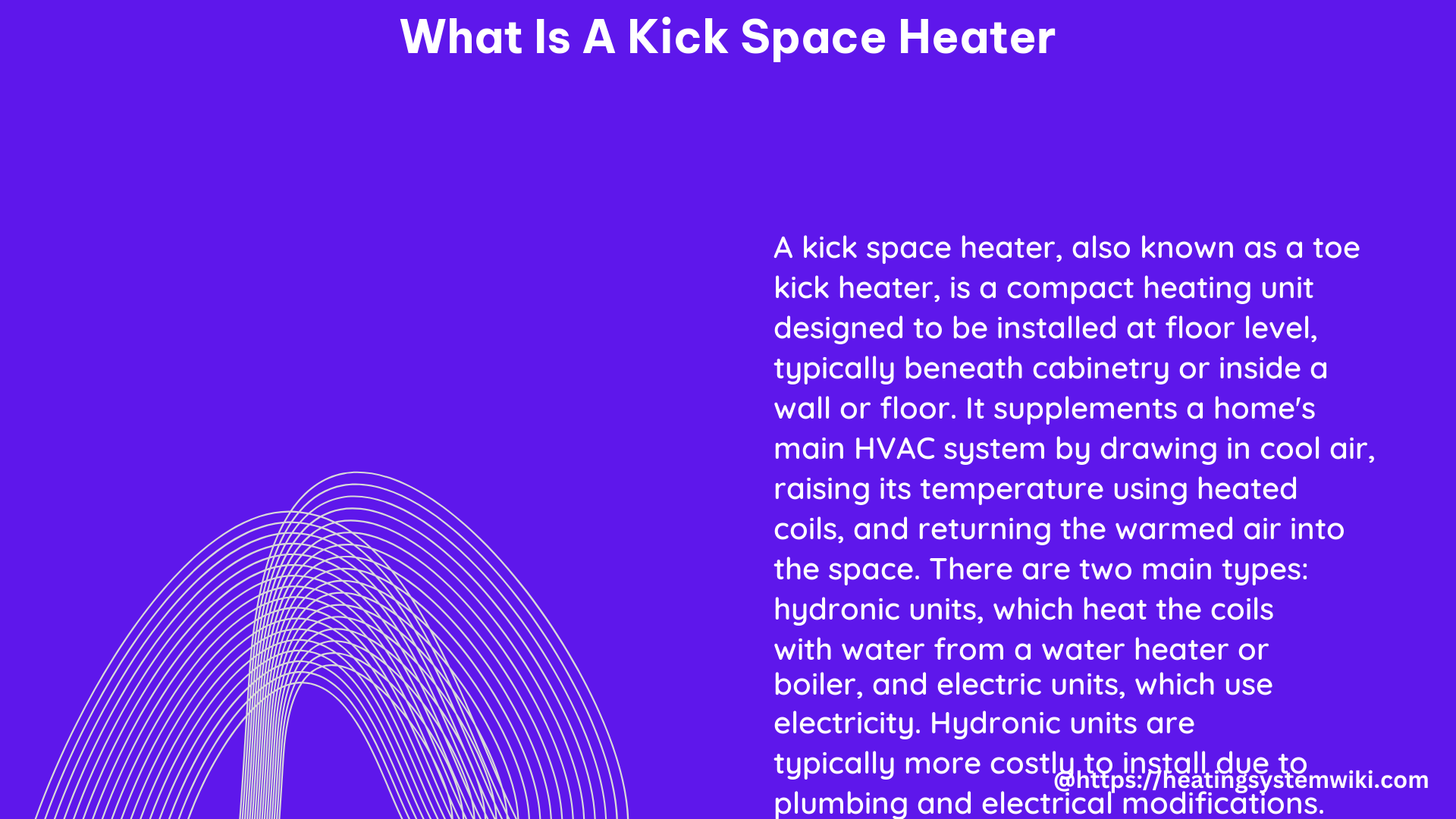 what is a kick space heater