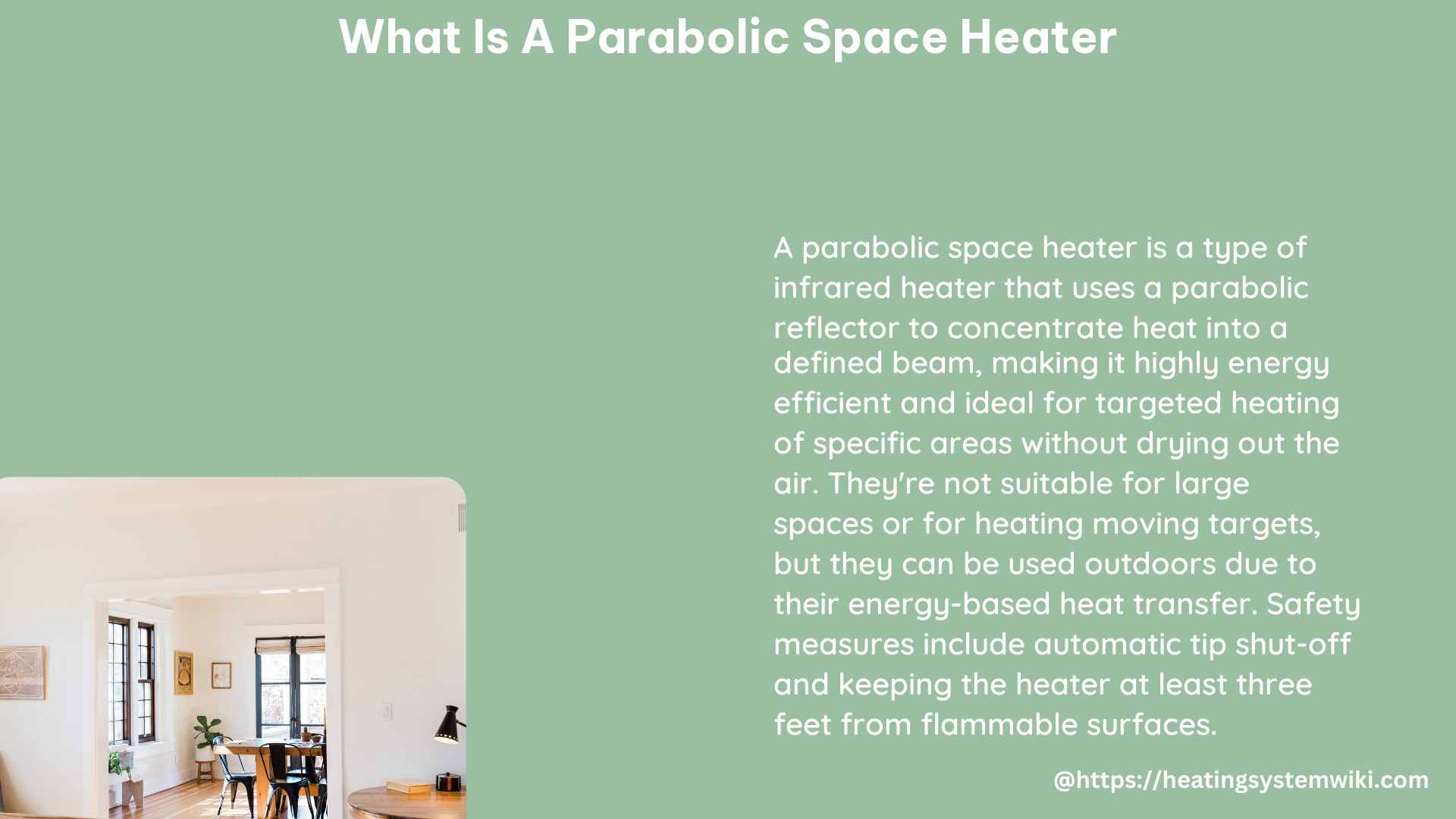 what is a parabolic space heater