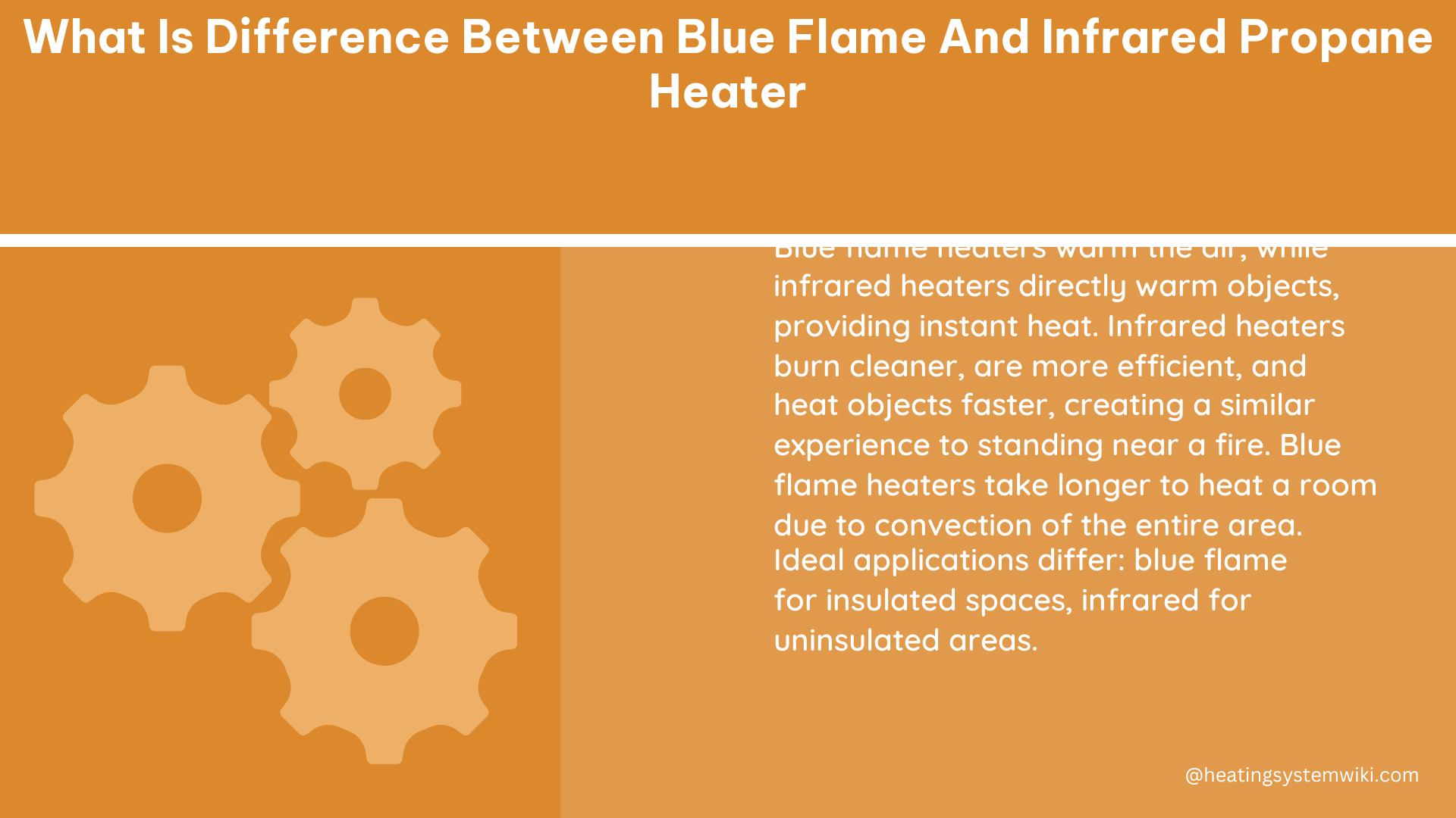 what is difference between blue flame and infrared propane heater