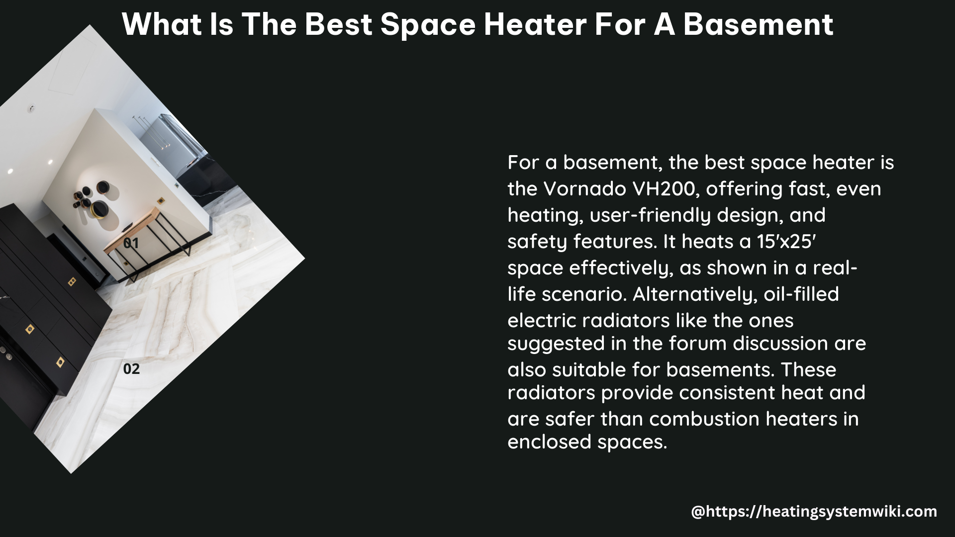 what is the best space heater for a basement