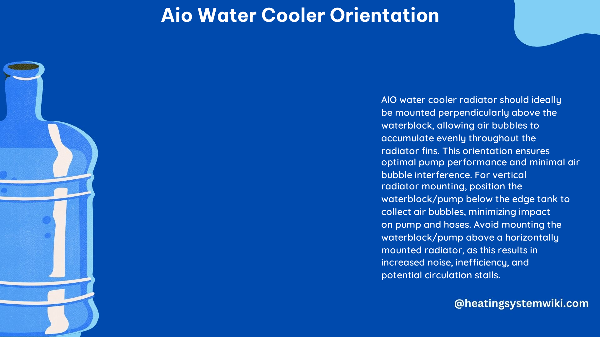 Aio Water Cooler Orientation