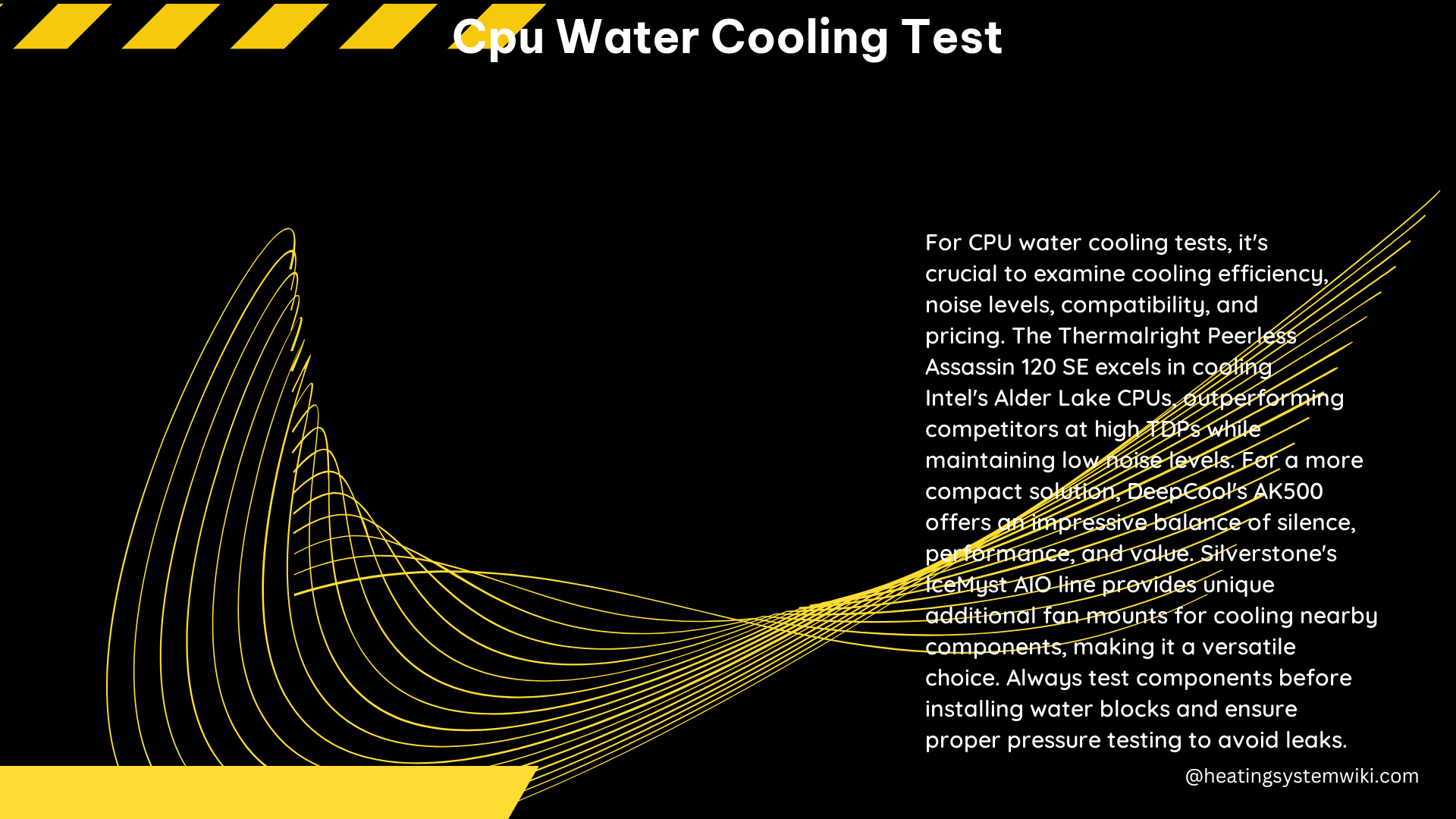 CPU Water Cooling Test