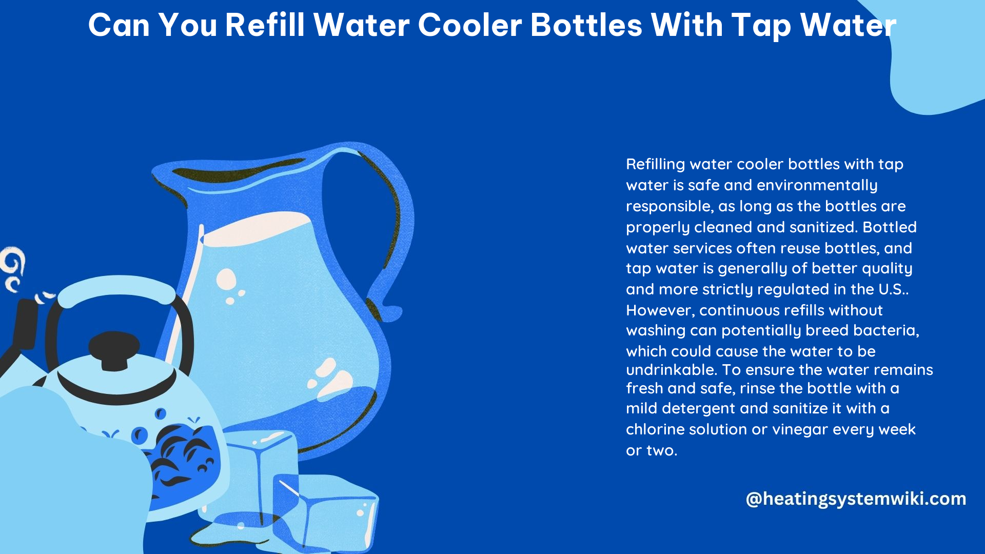 Can You Refill Water Cooler Bottles With Tap Water