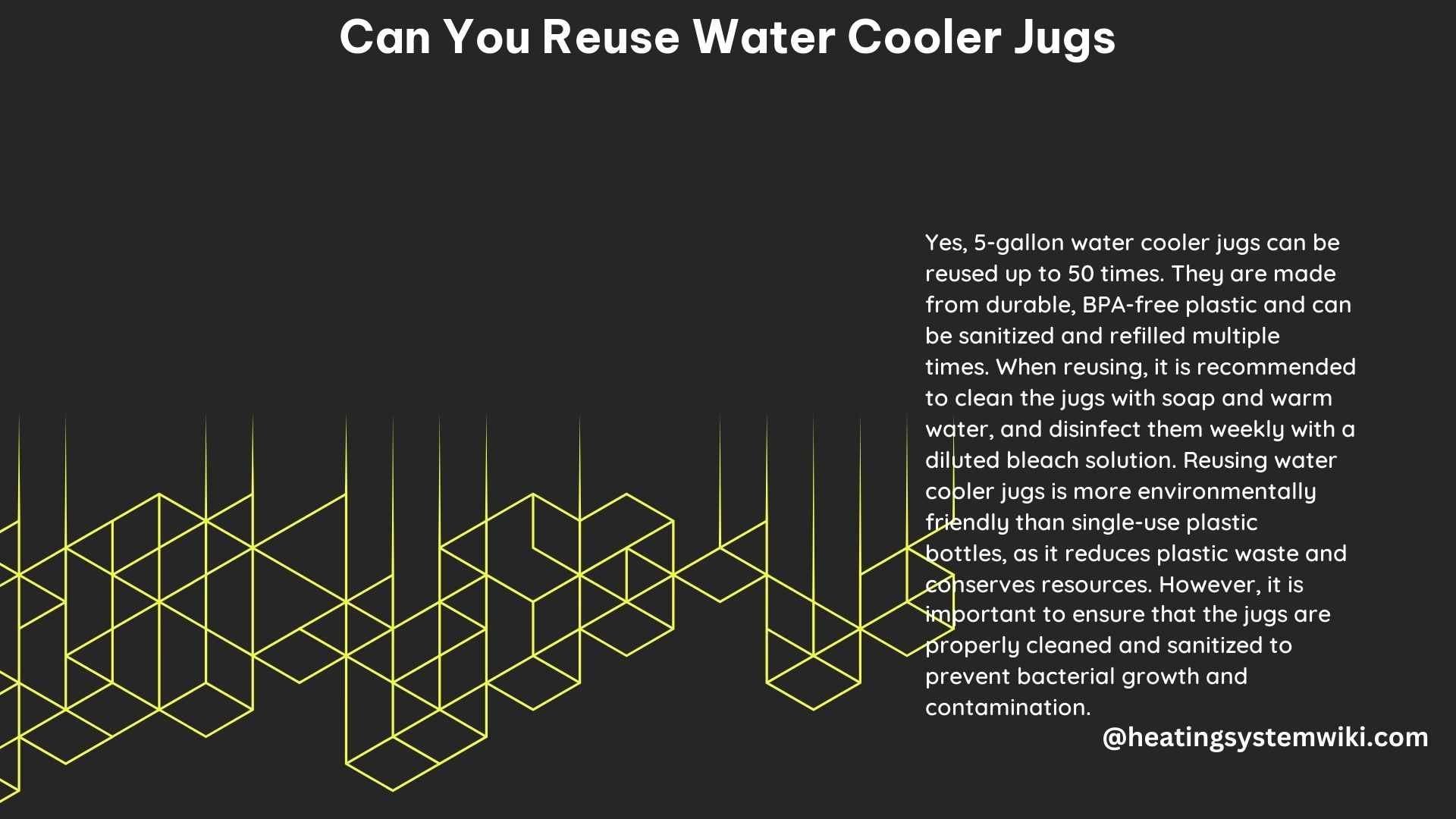 Can You Reuse Water Cooler Jugs