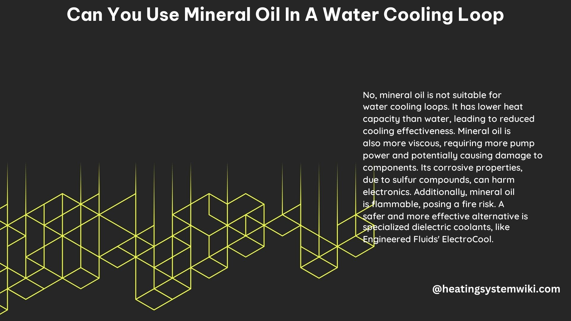 Can You Use Mineral Oil in a Water Cooling Loop