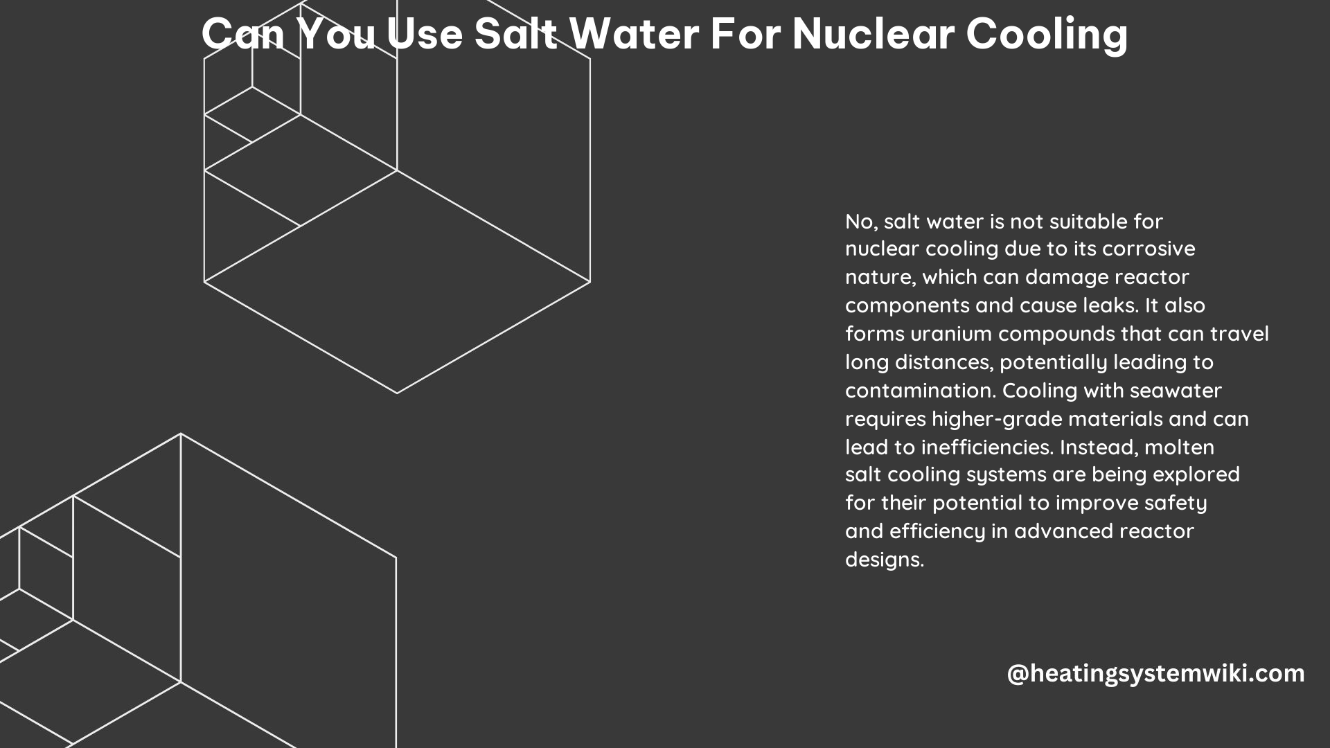 Can You Use Salt Water for Nuclear Cooling