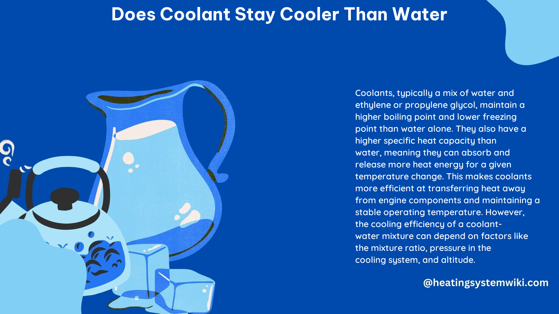 Does Coolant Stay Cooler Than Water