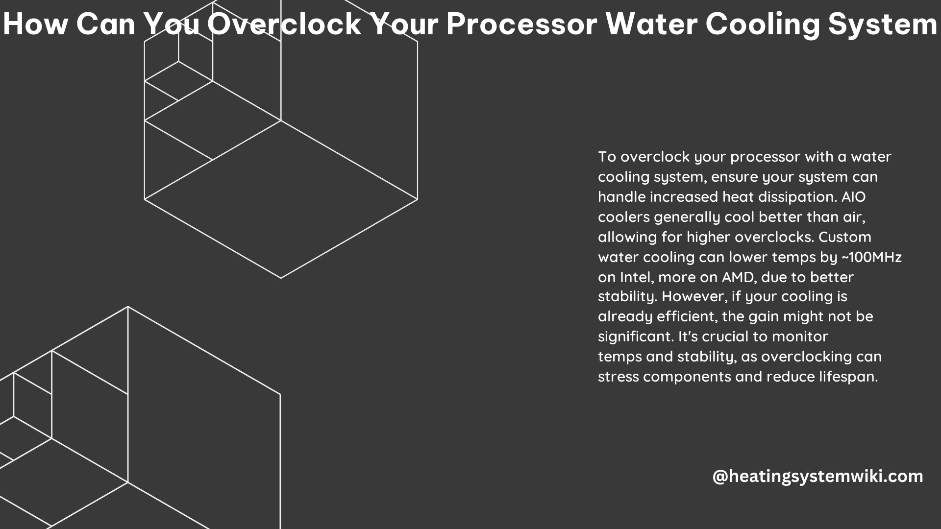 How Can You Overclock Your Processor Water Cooling System