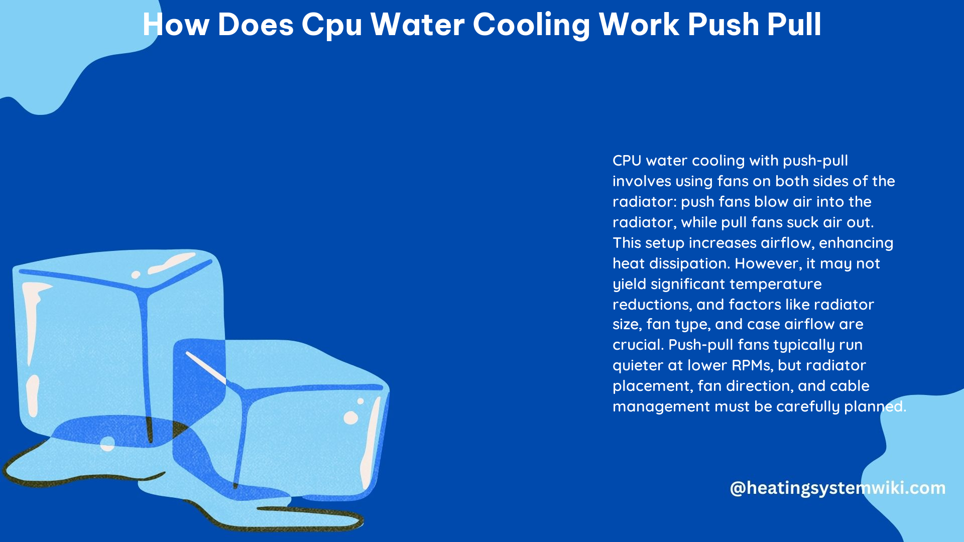 How Does CPU Water Cooling Work Push Pull