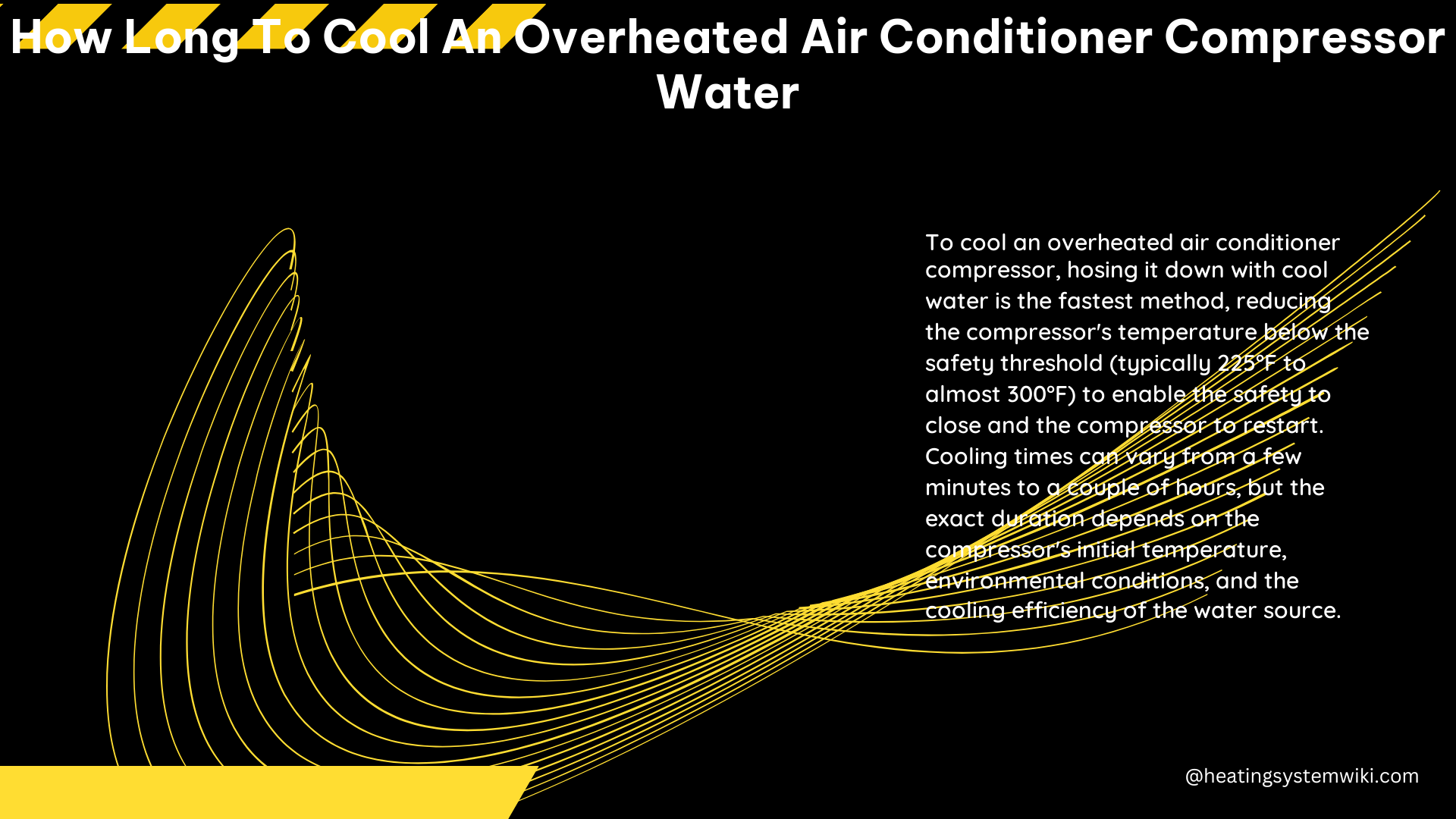 How Long to Cool an Overheated Air Conditioner Compressor Water