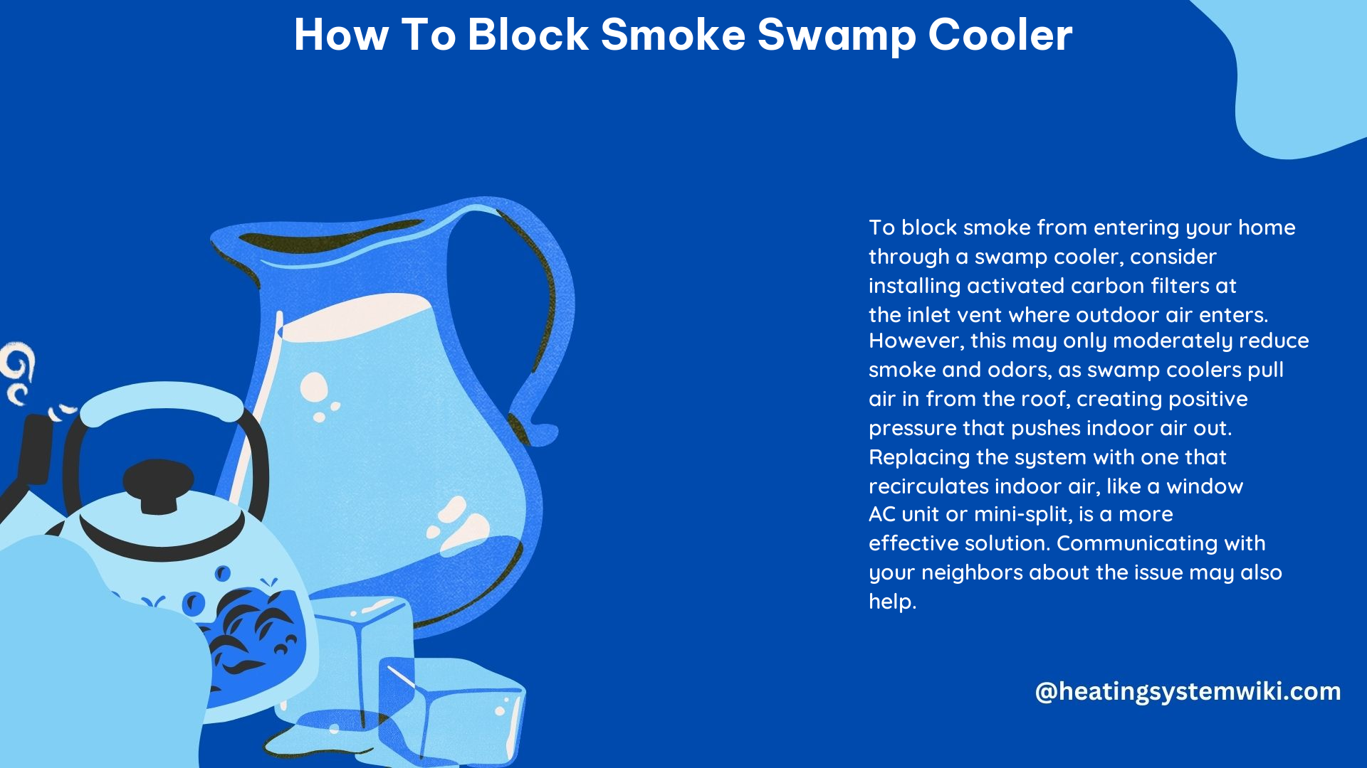 How to Block Smoke Swamp Cooler