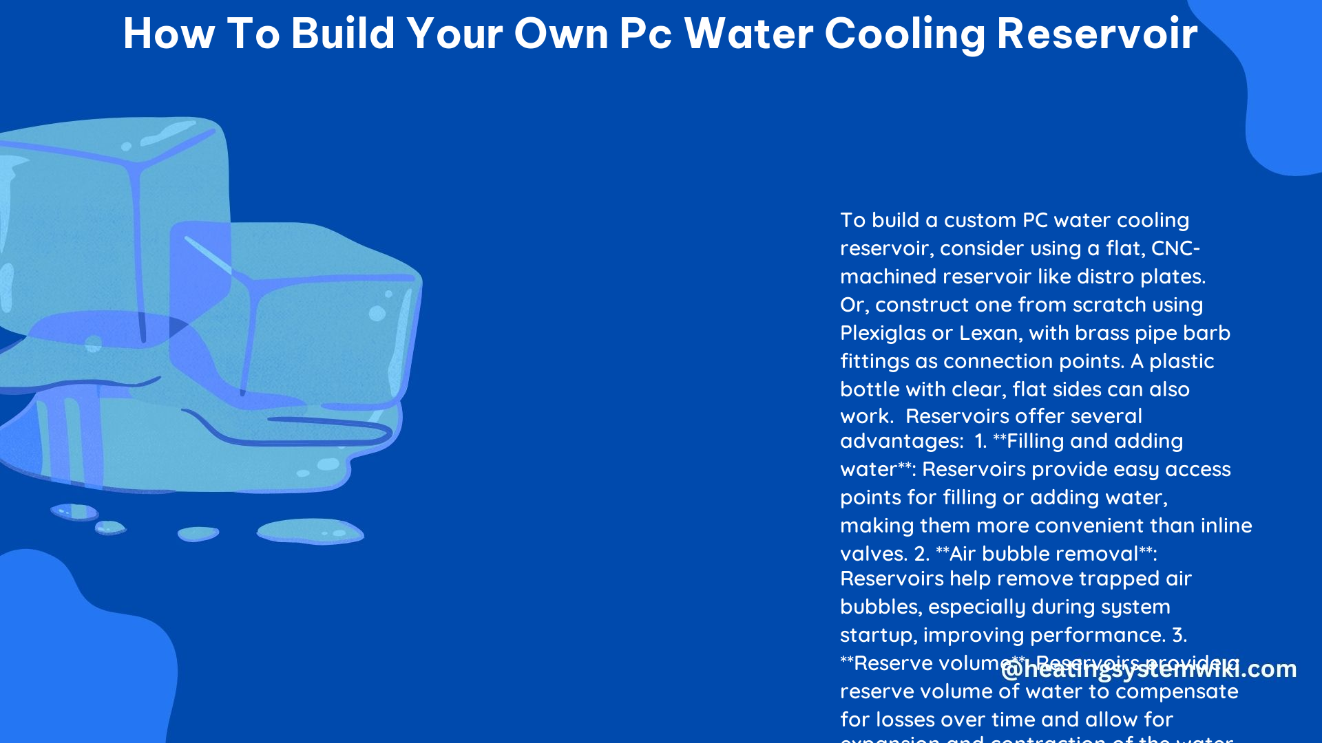 How to Build Your Own PC Water Cooling Reservoir