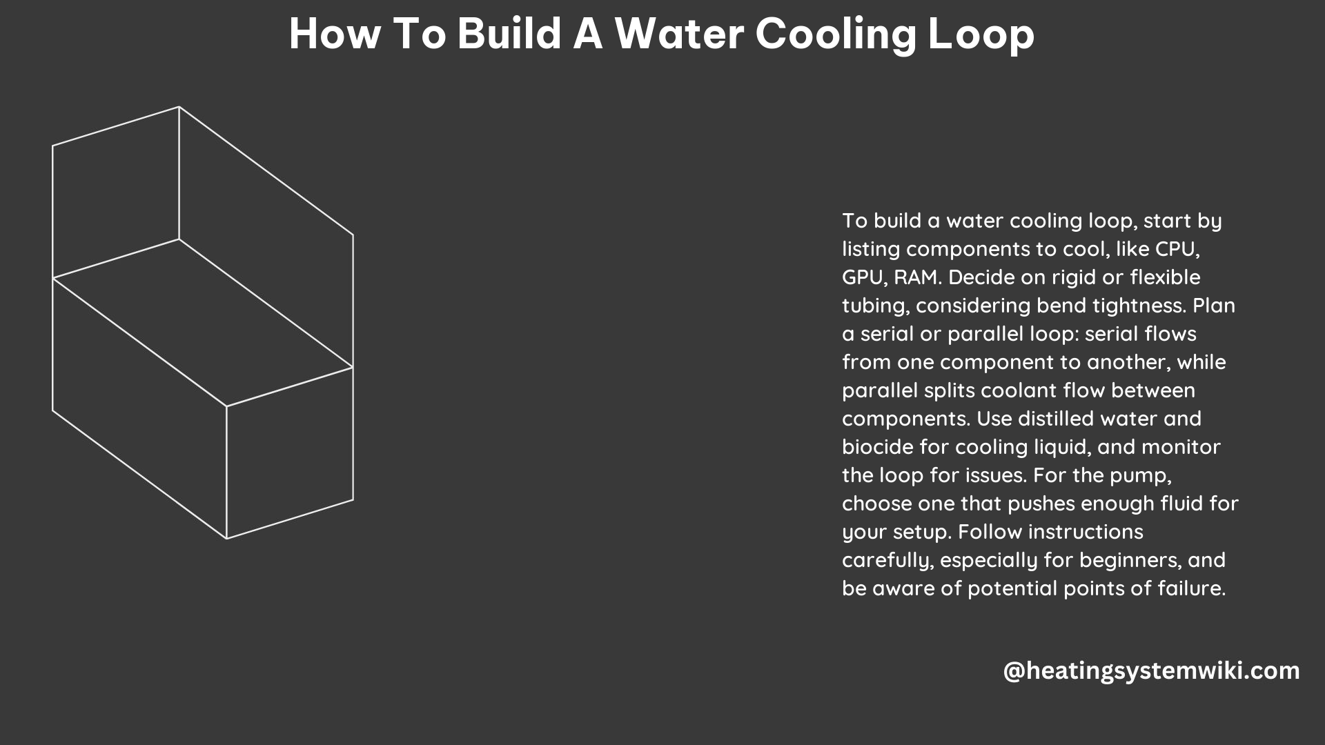 How to Build a Water Cooling Loop