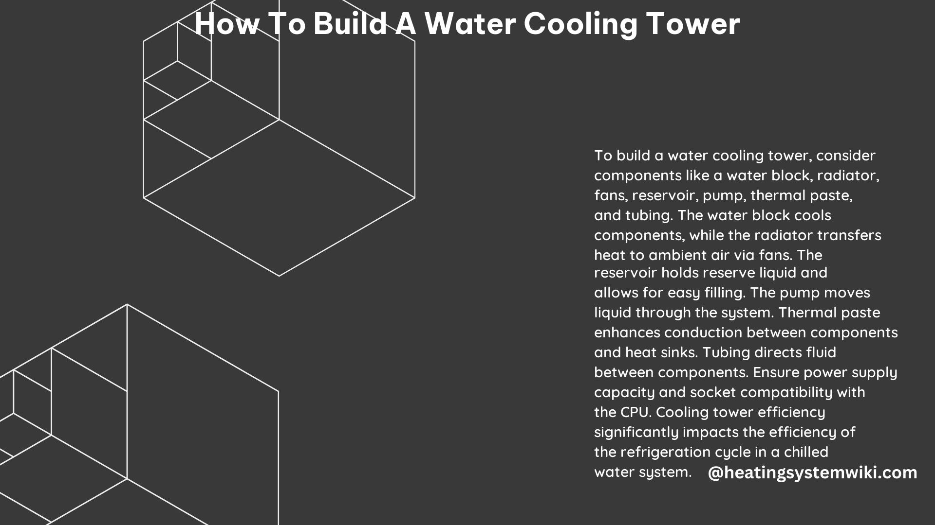 How to Build a Water Cooling Tower