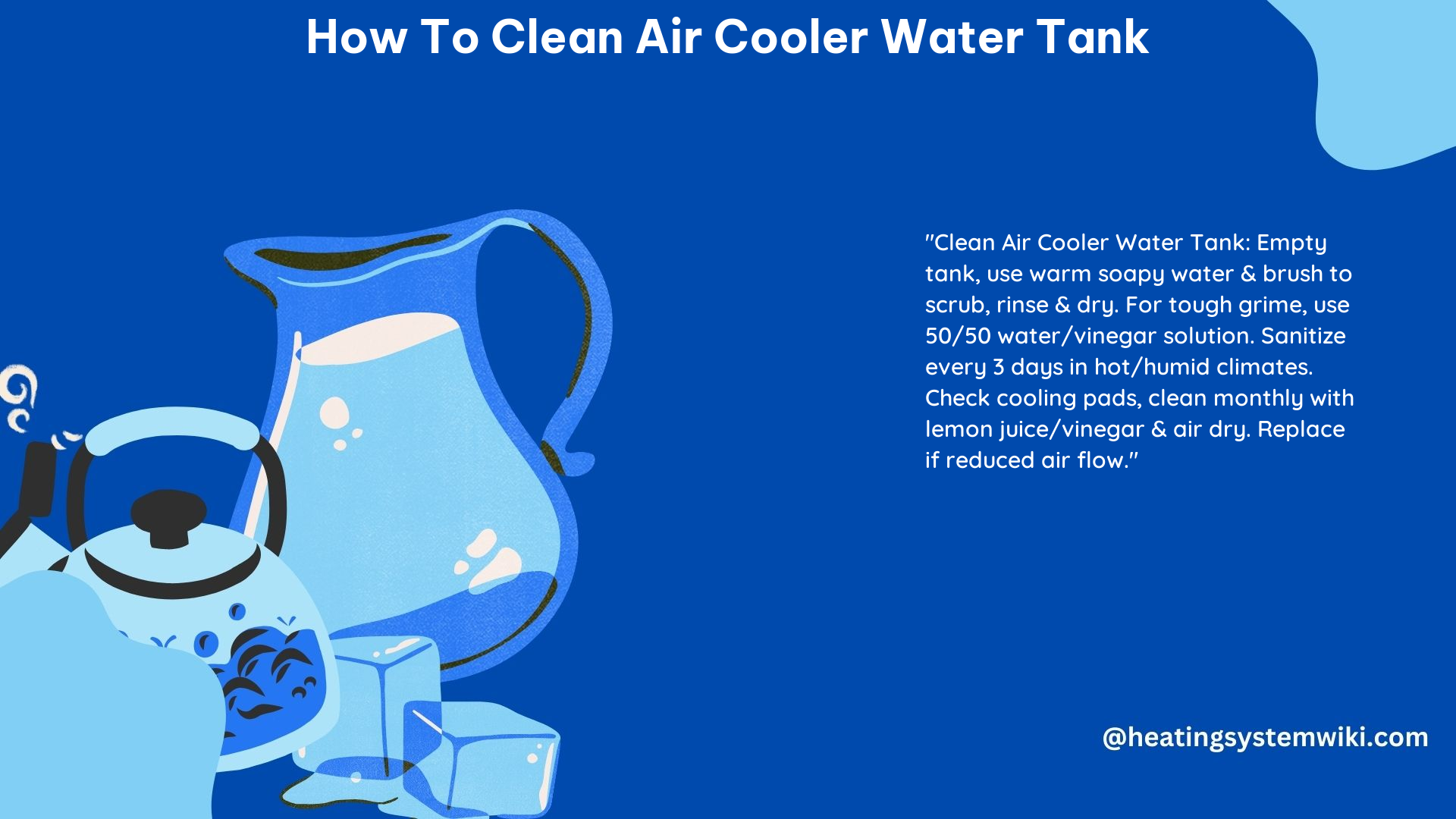 How to Clean Air Cooler Water Tank