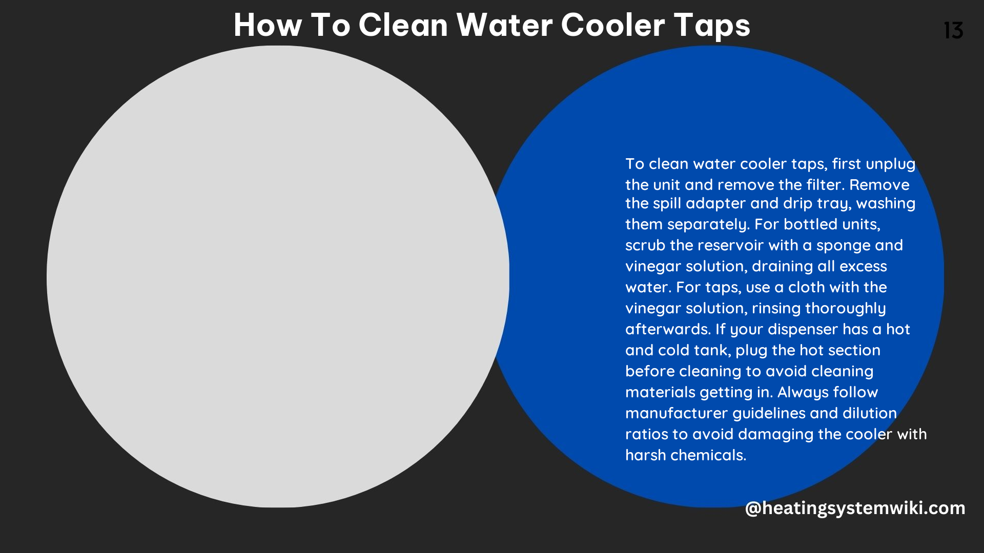 How to Clean Water Cooler Taps