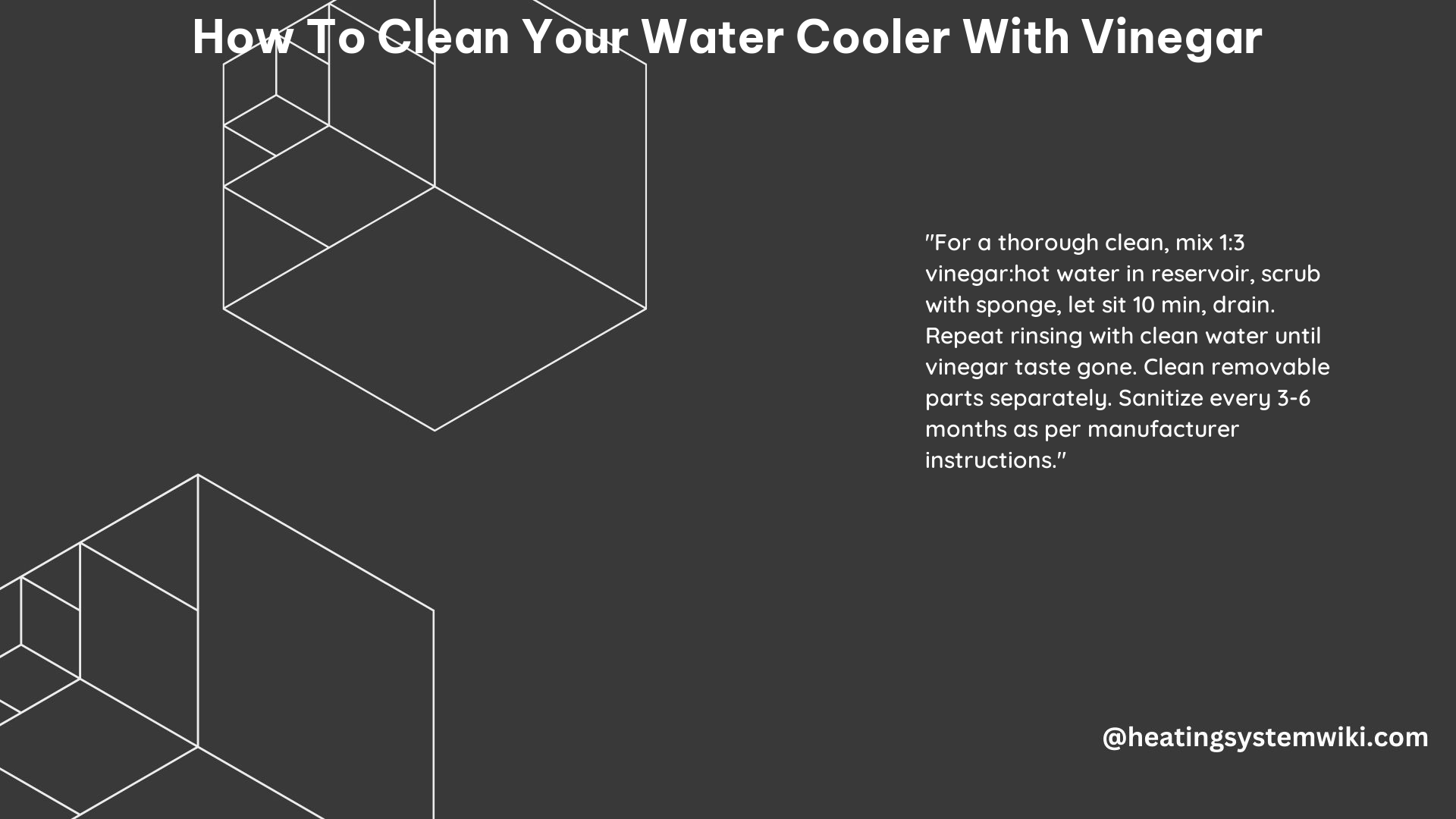 How to Clean Your Water Cooler With Vinegar