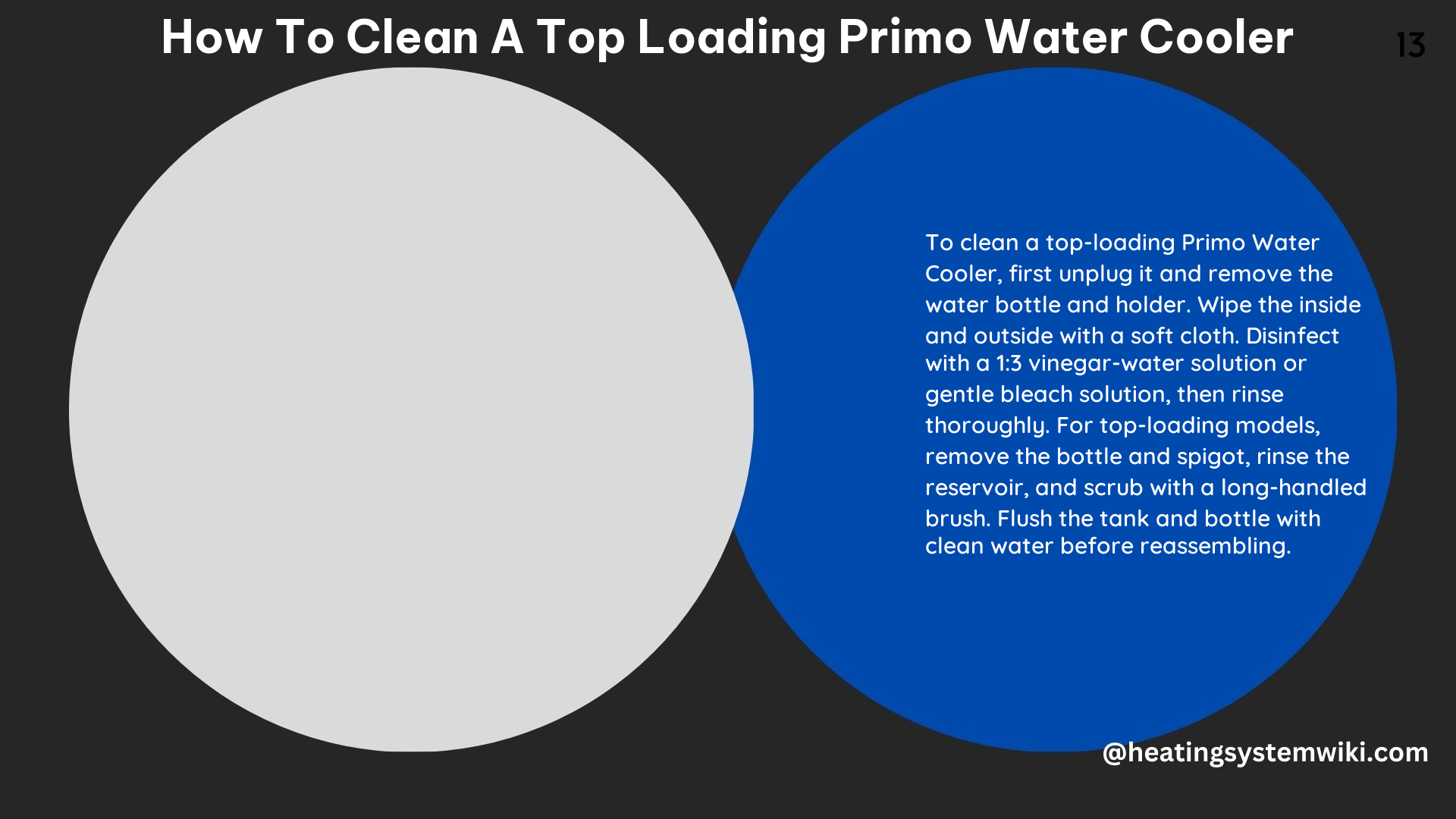 How to Clean a Top Loading Primo Water Cooler