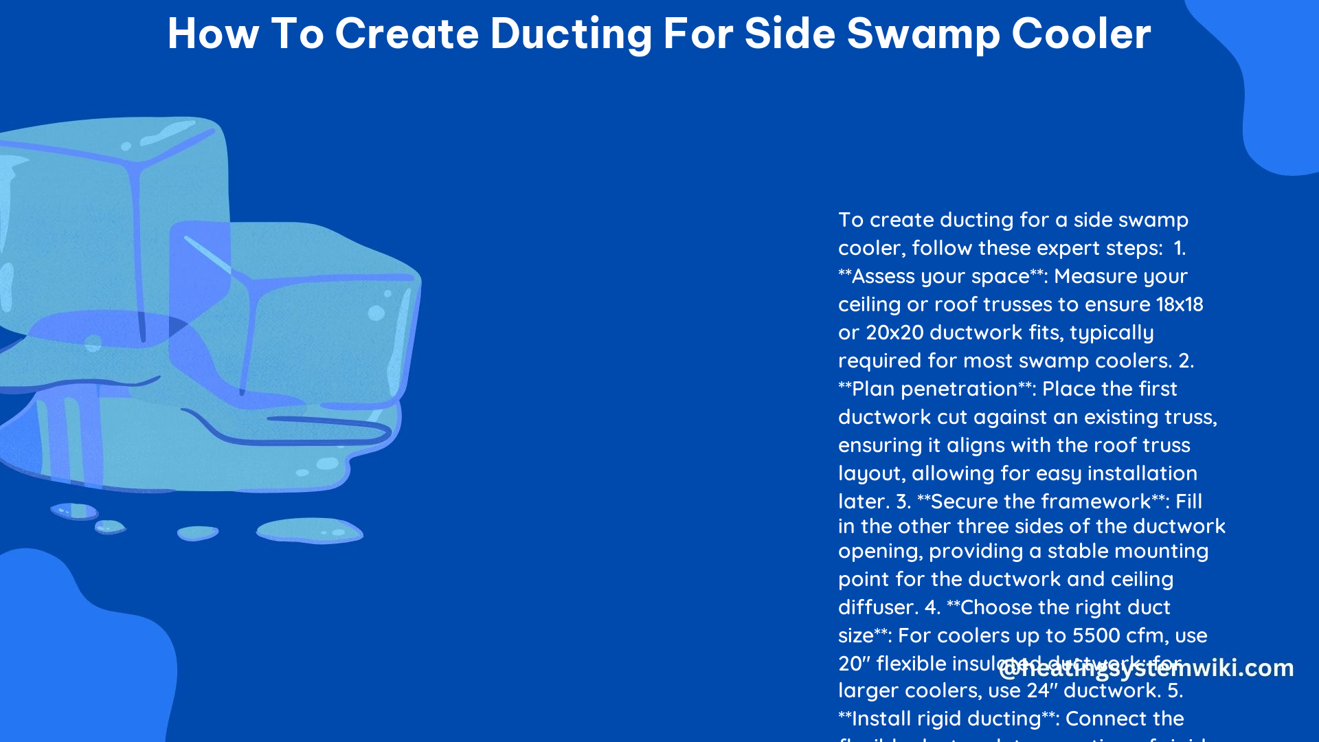 How to Create Ducting for Side Swamp Cooler