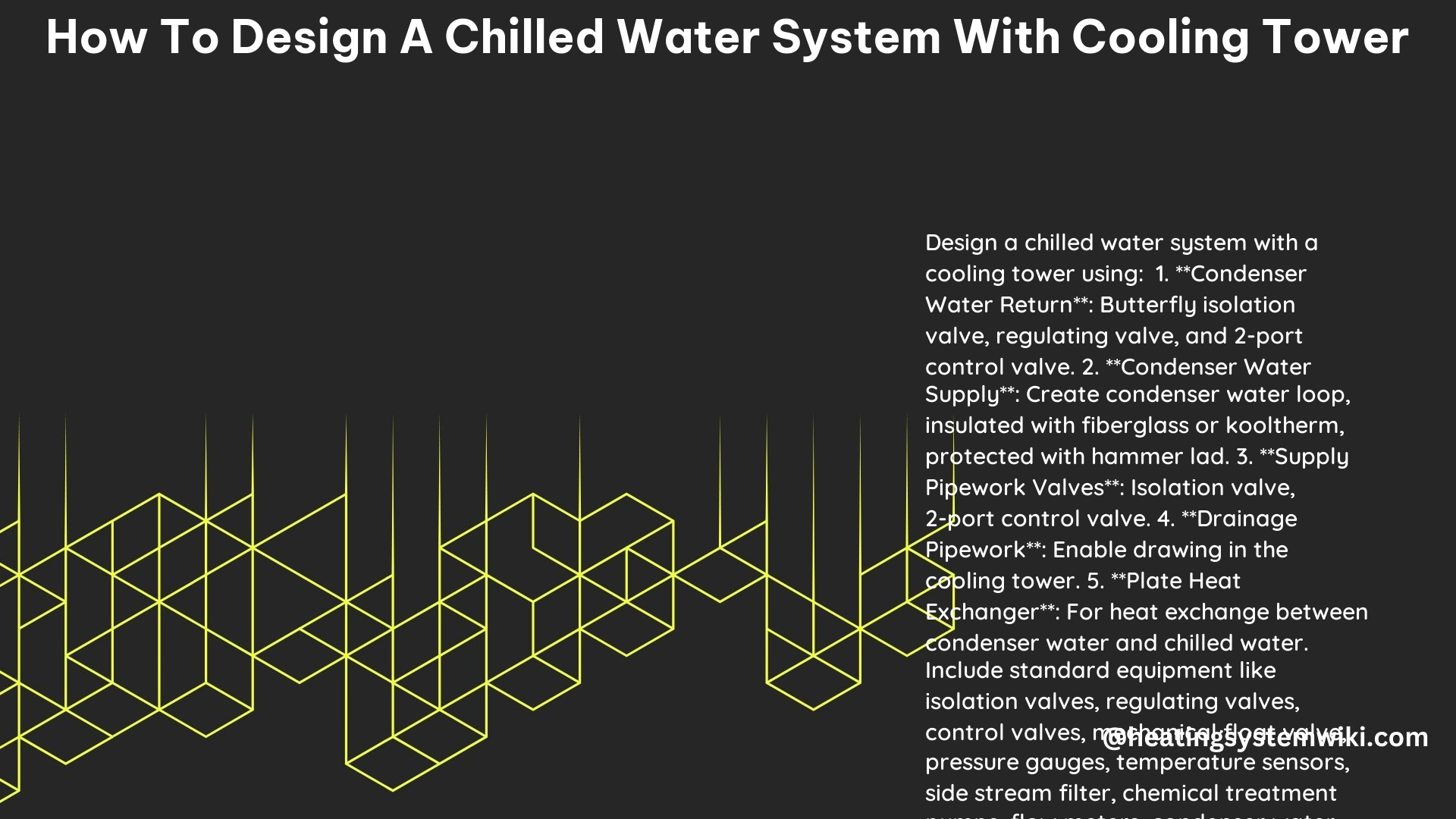 How to Design a Chilled Water System With Cooling Tower