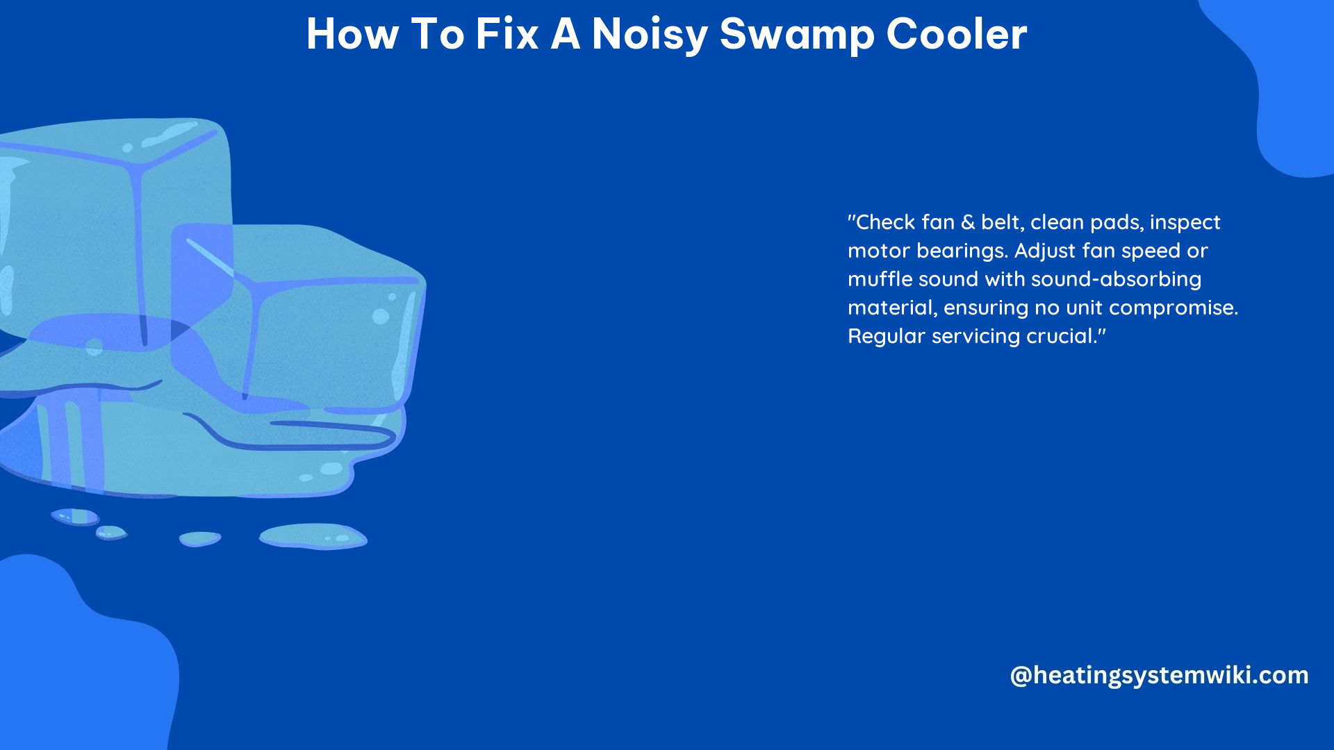 How to Fix a Noisy Swamp Cooler