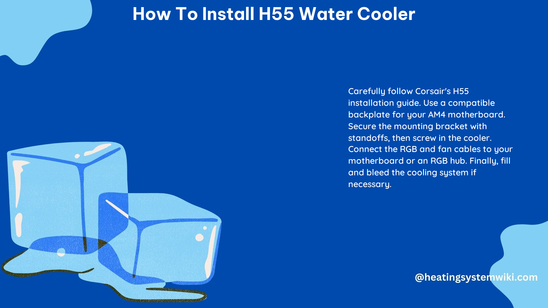 How to Install H55 Water Cooler