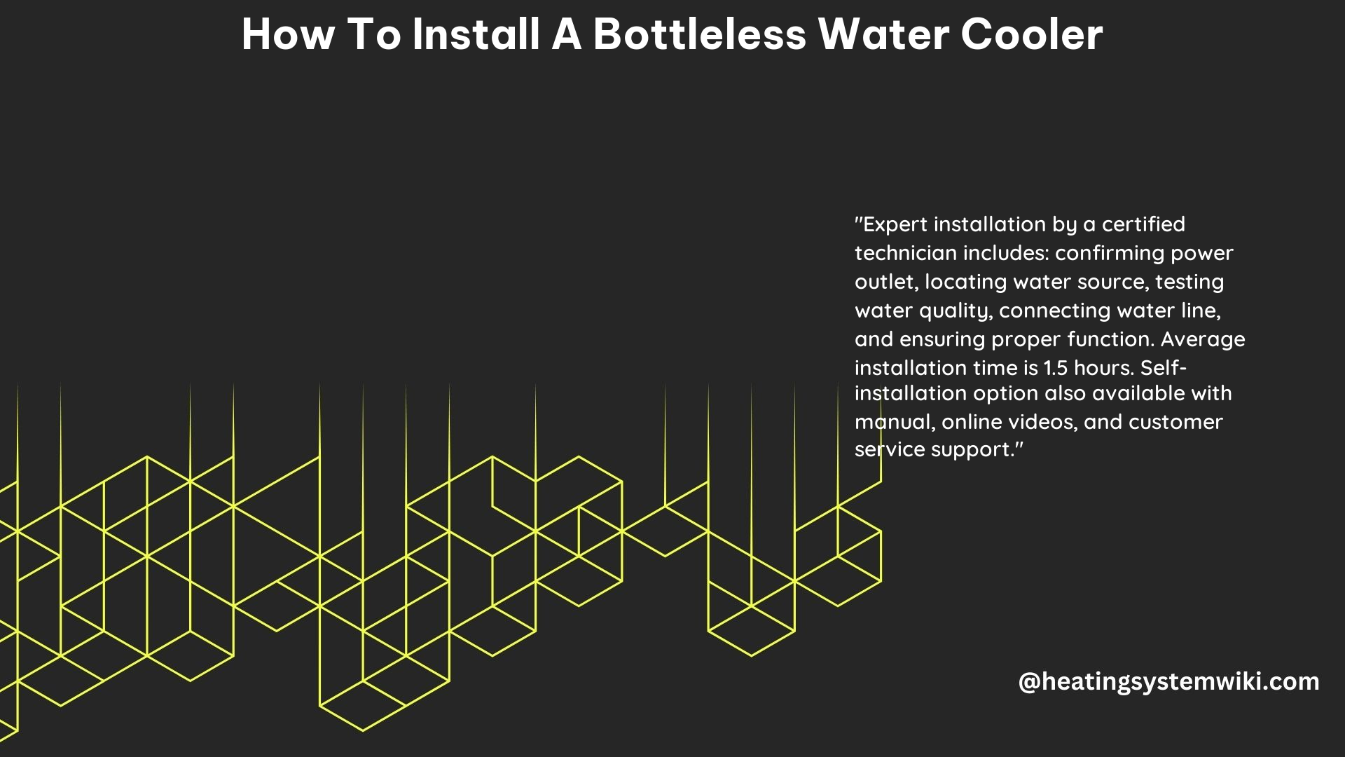 How to Install a Bottleless Water Cooler