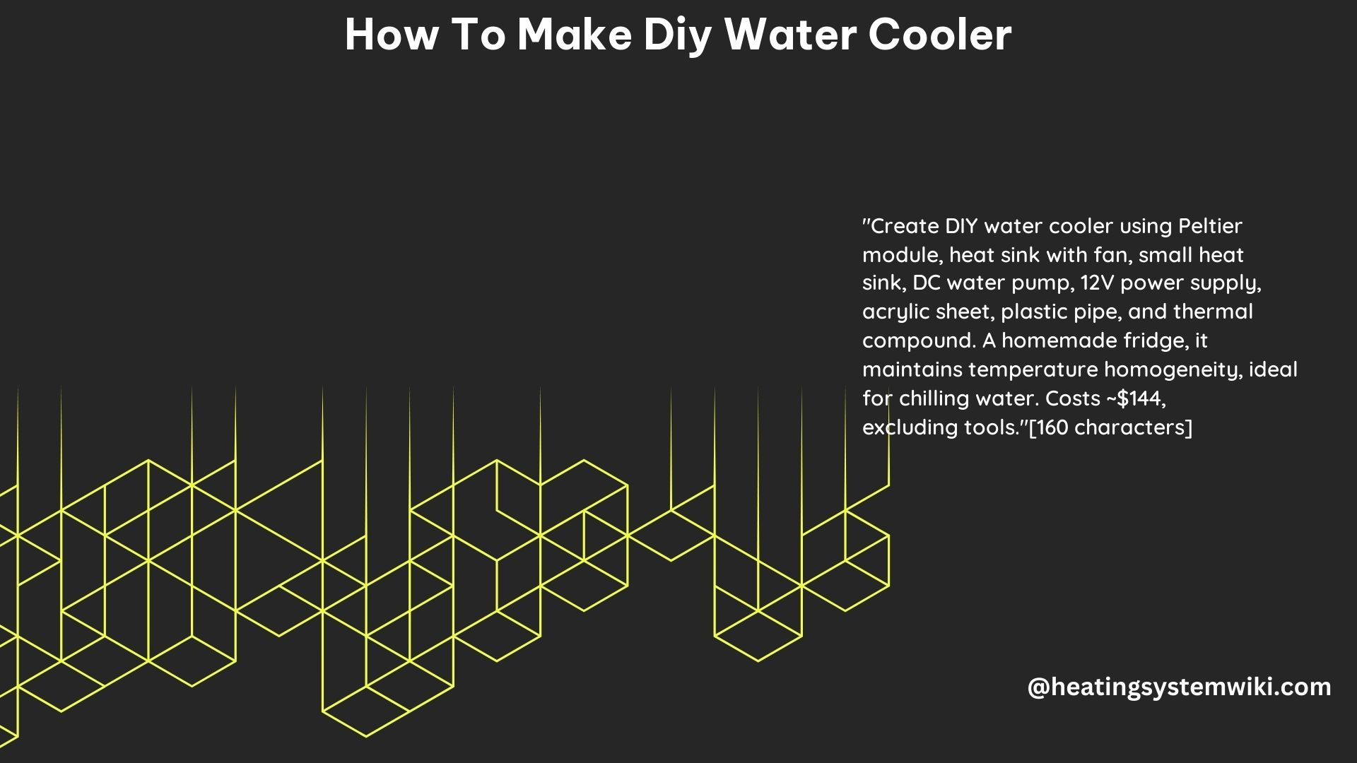How to Make DIY Water Cooler