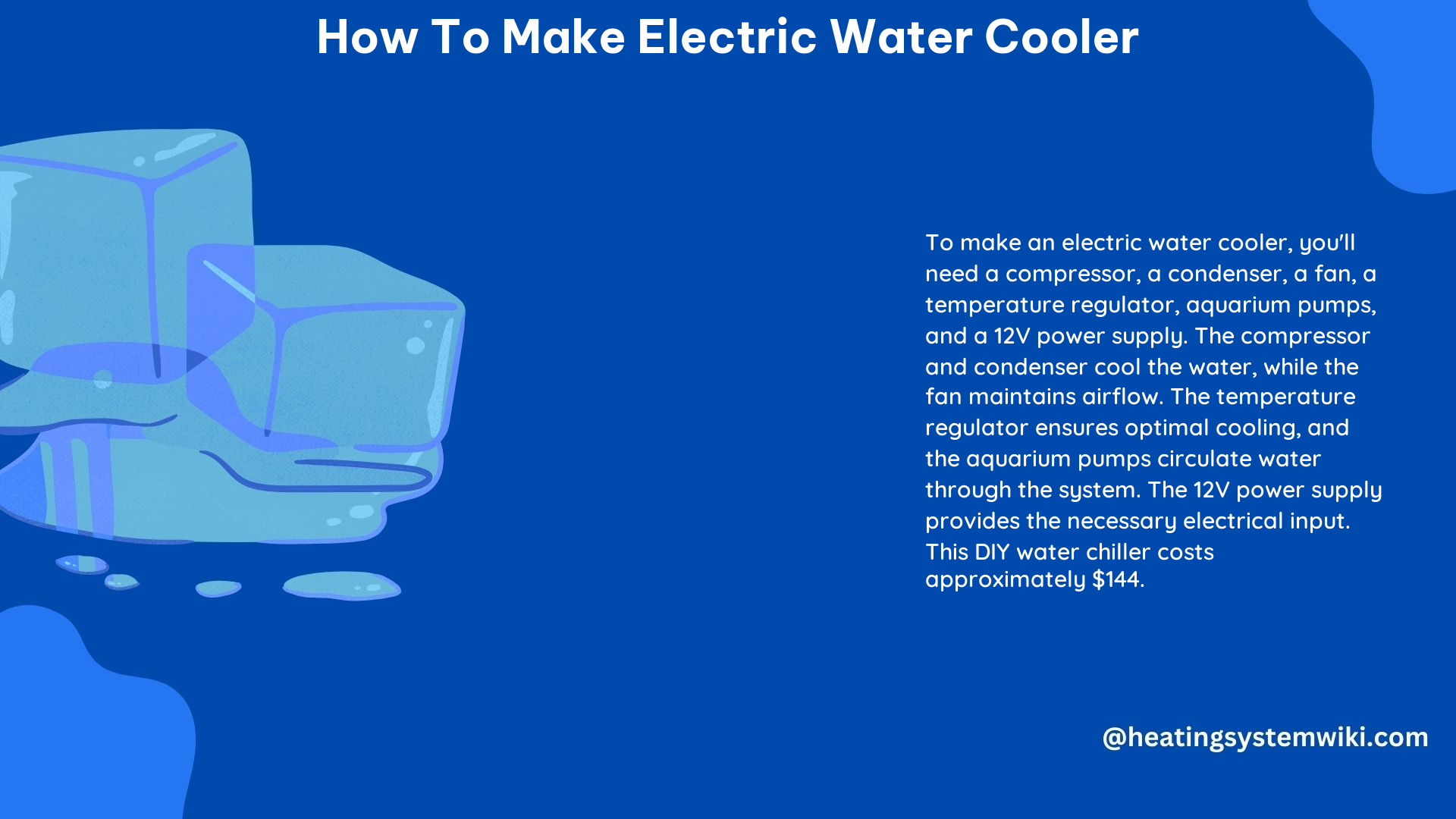 How to Make Electric Water Cooler