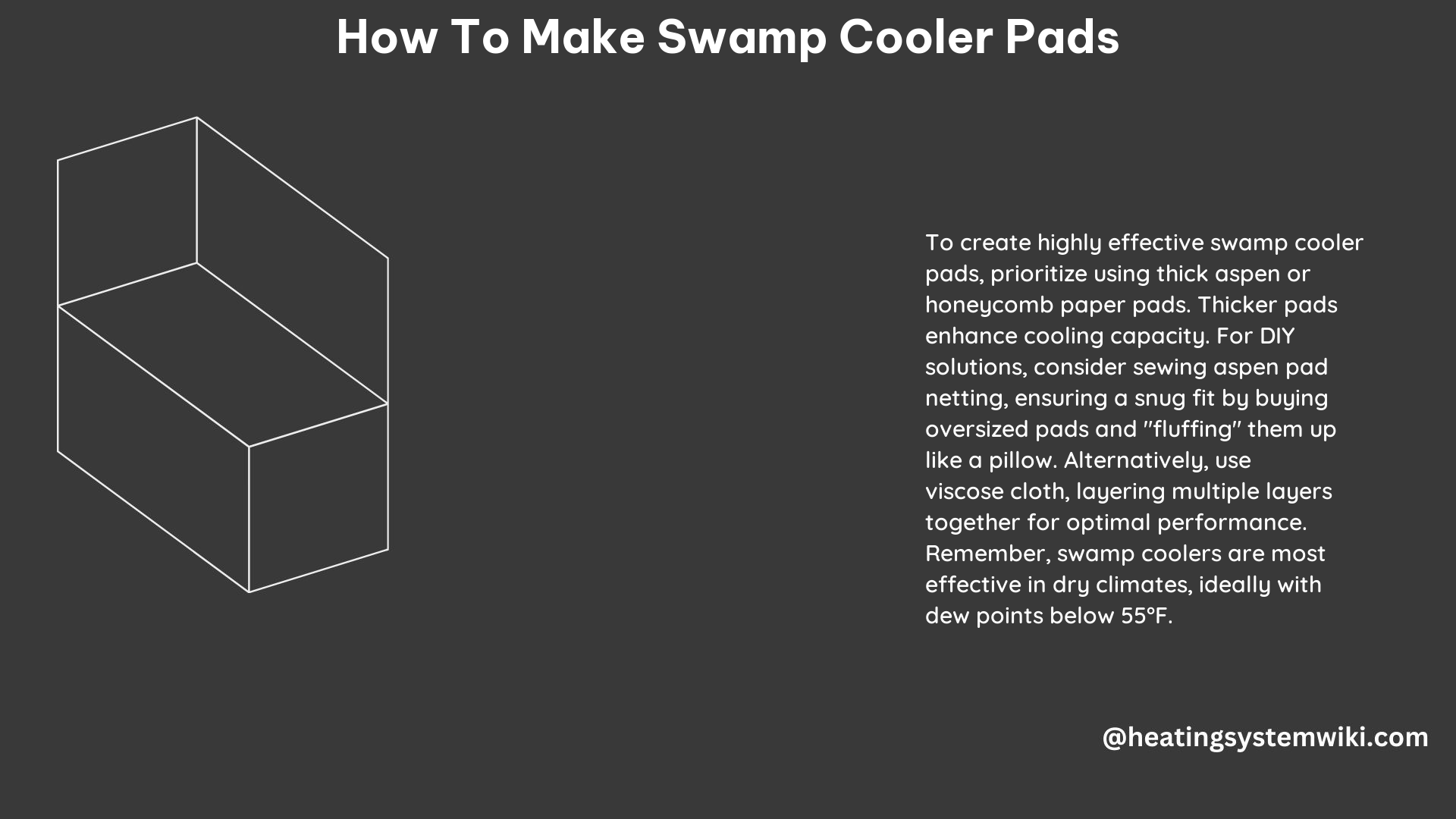 How to Make Swamp Cooler Pads