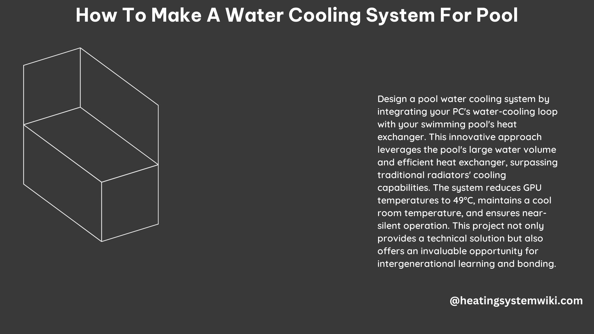 How to Make a Water Cooling System for Pool
