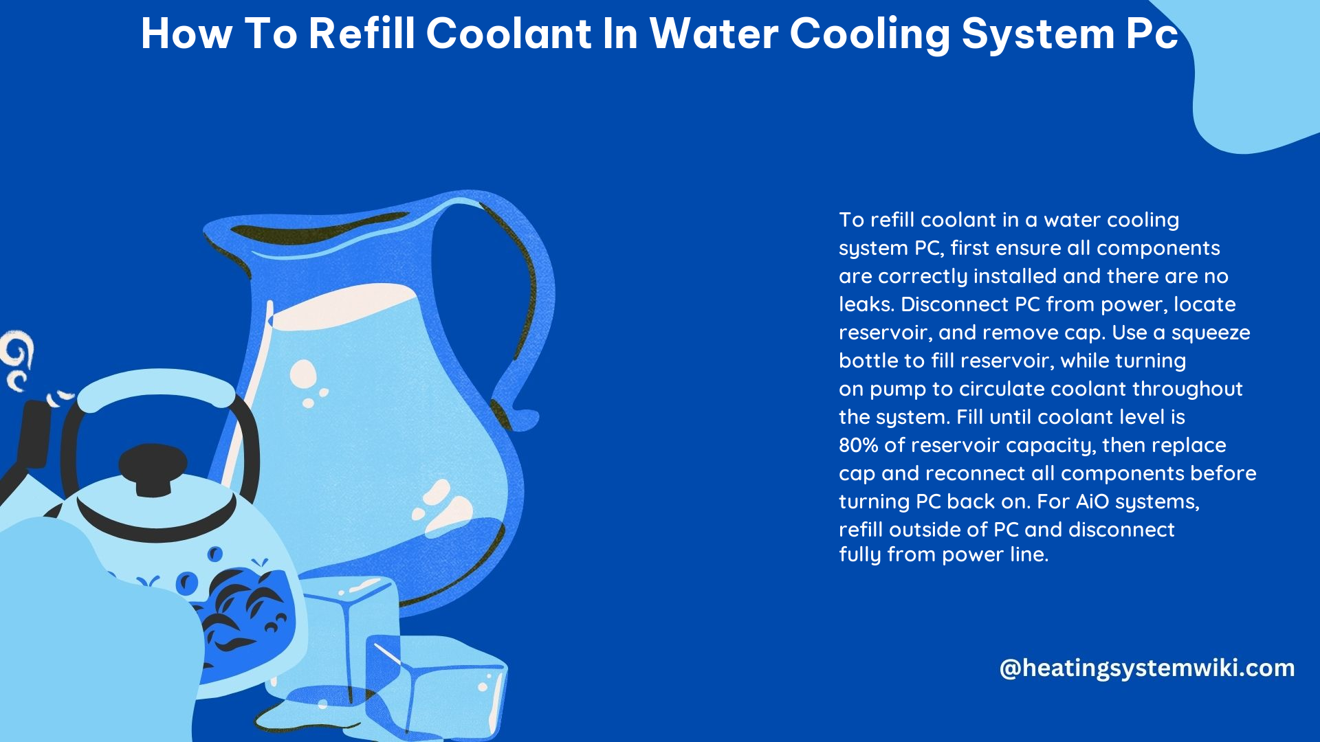 How to Refill Coolant in Water Cooling System PC