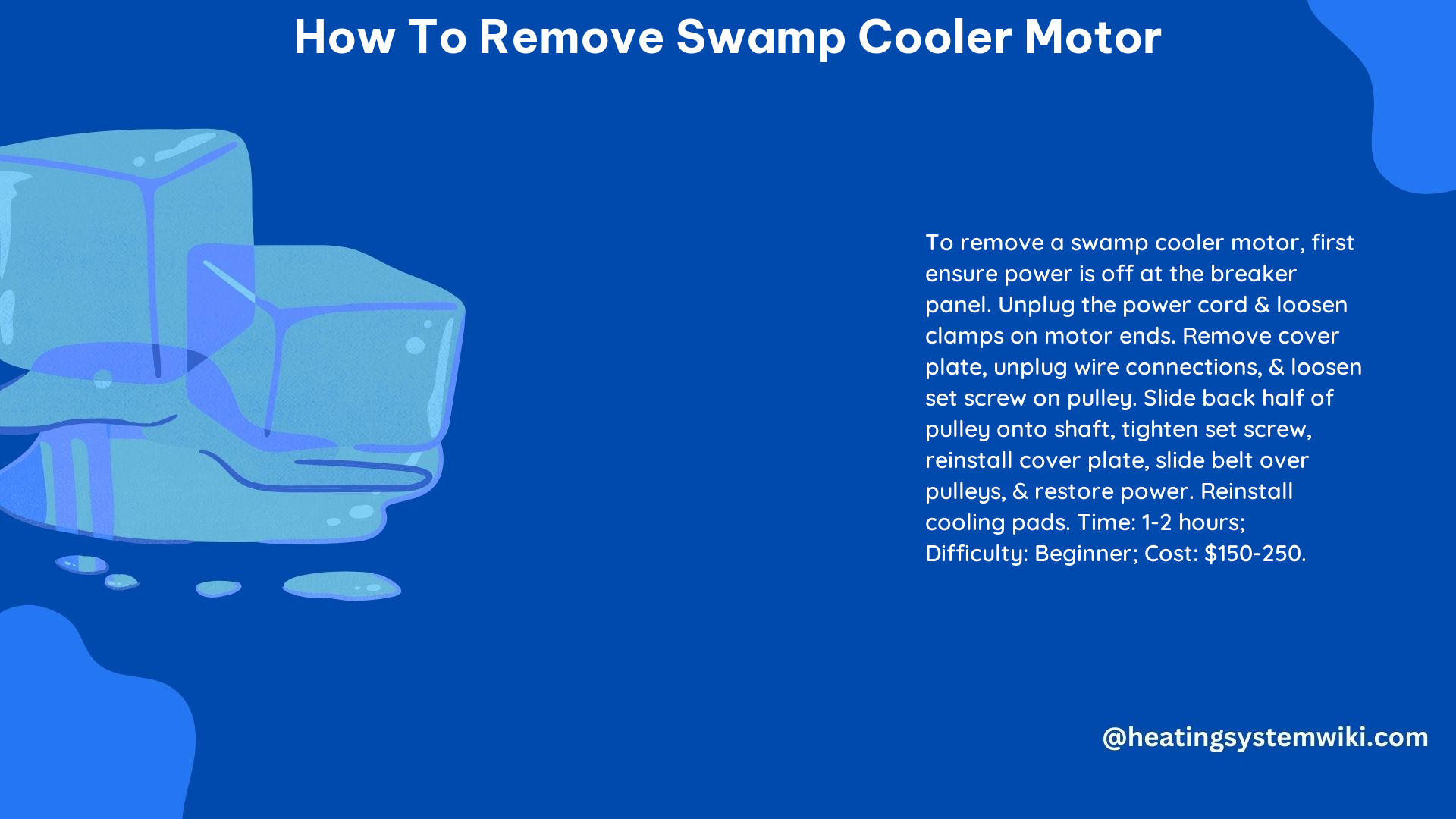 How to Remove Swamp Cooler Motor