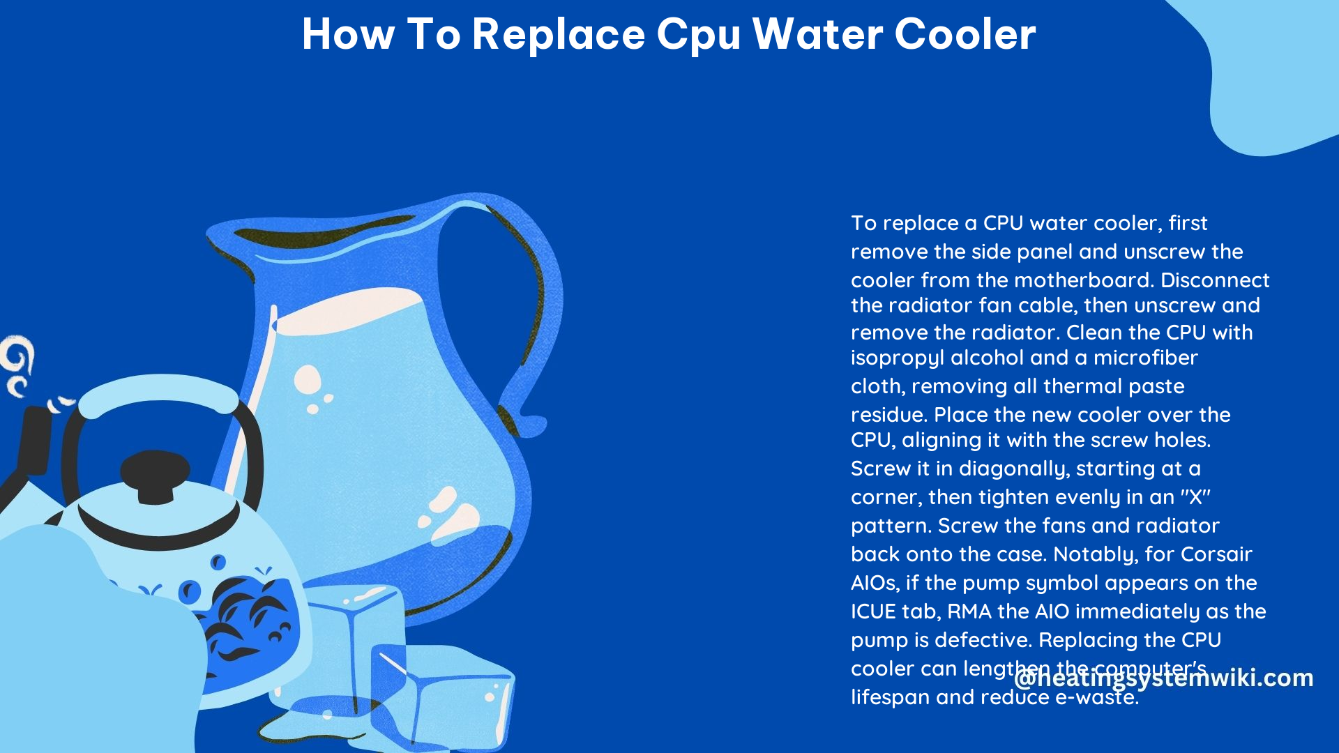 How to Replace CPU Water Cooler