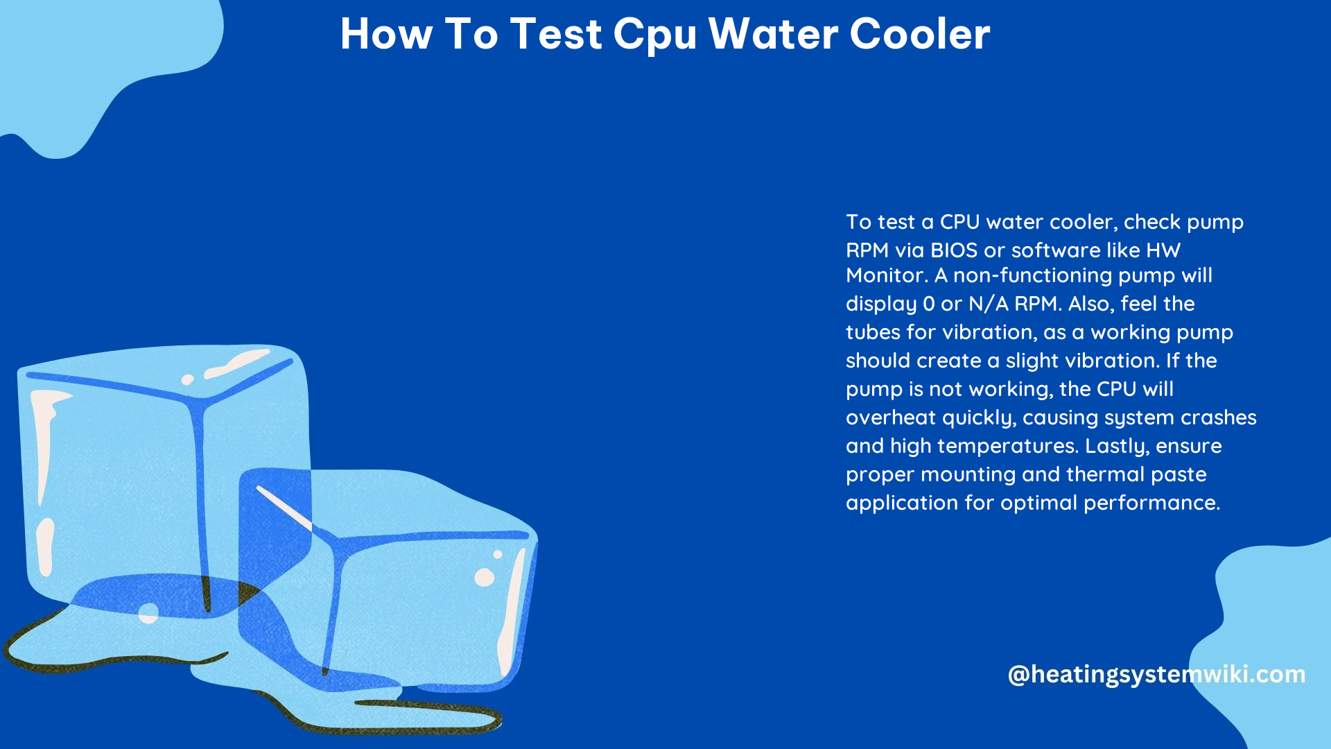 How to Test CPU Water Cooler