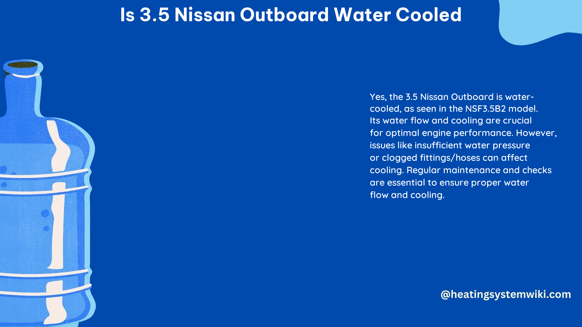 Is 3.5 Nissan Outboard Water Cooled