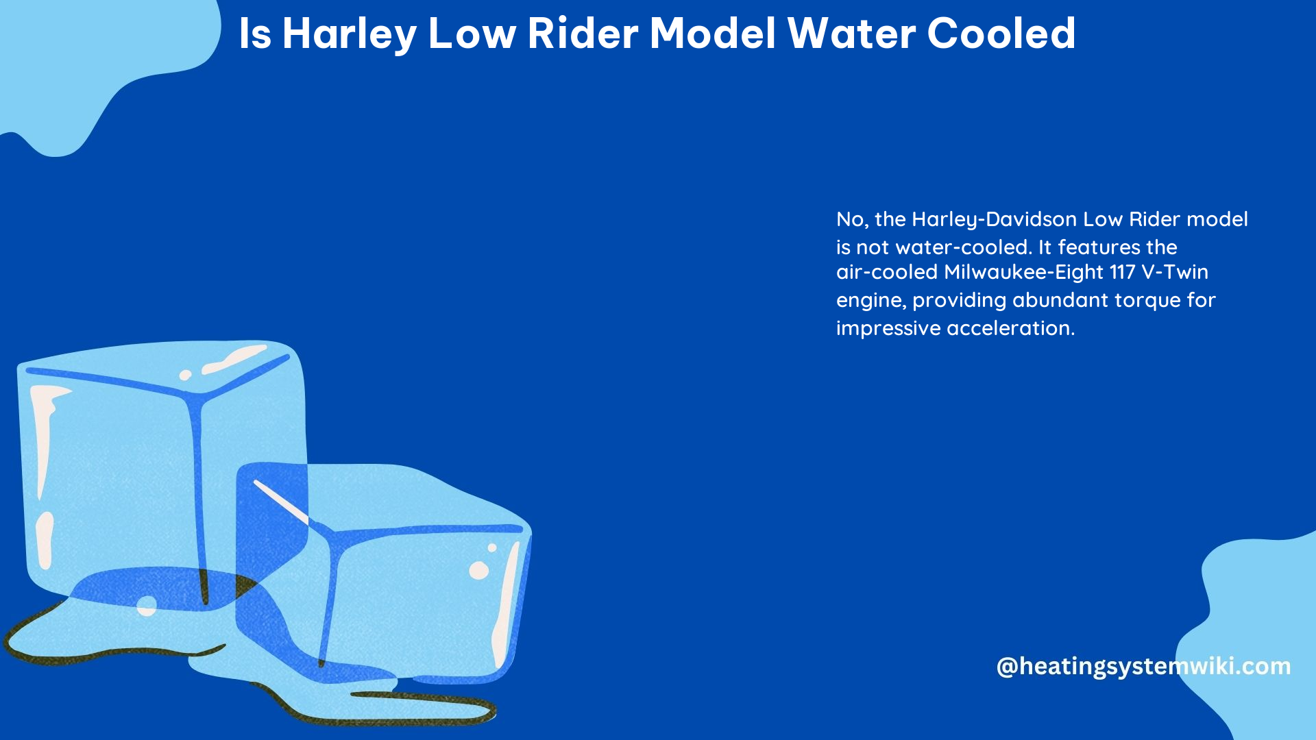 Is Harley Low Rider Model Water Cooled